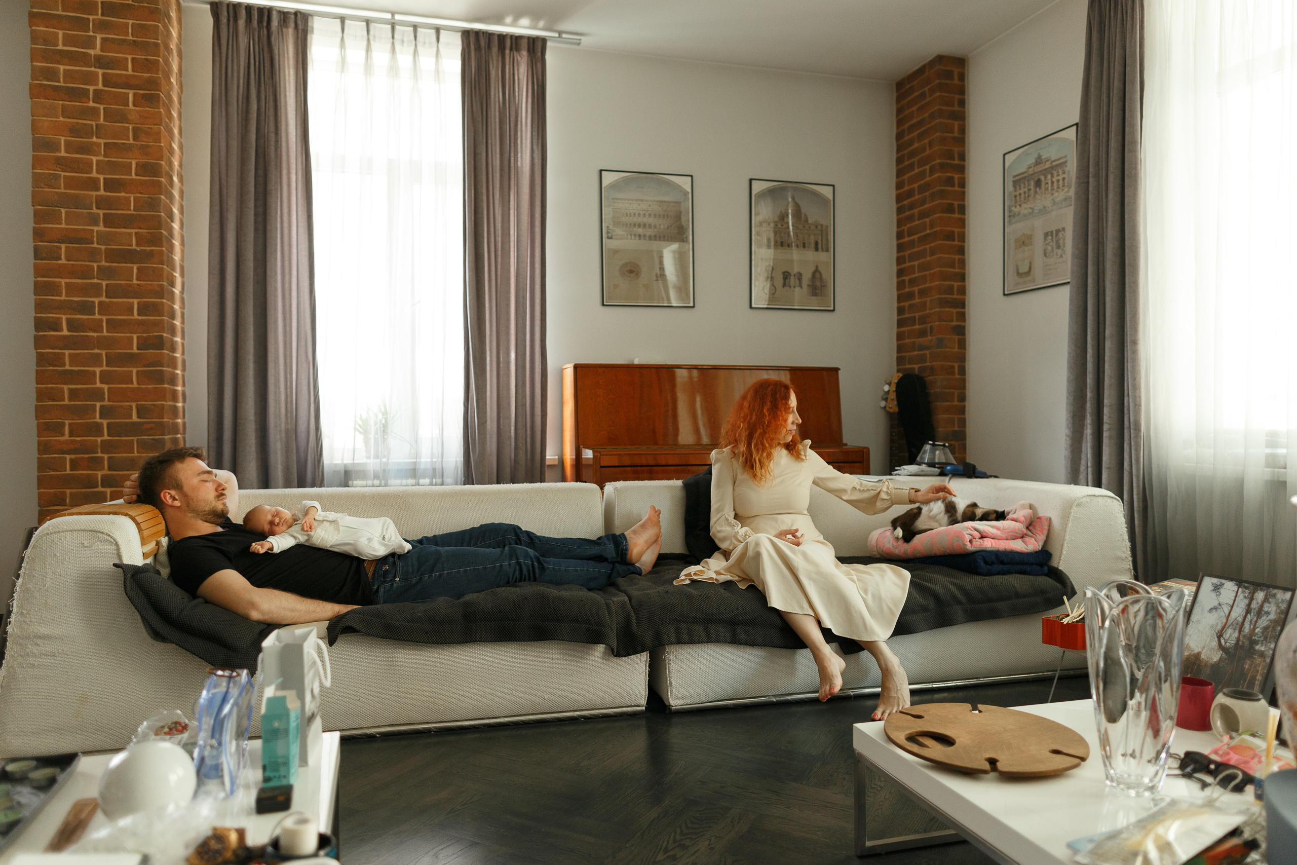 Семейная домашняя фотосессия. Семейный фотограф в Новосибирске Инна Кузнецова