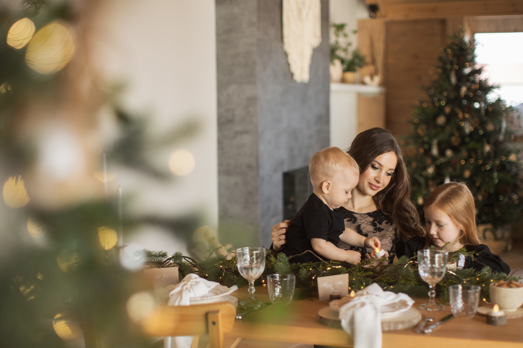 Мансарда. Новогодняя фотосессия. Семейный фотограф в Новосибирске Инна Кузнецова