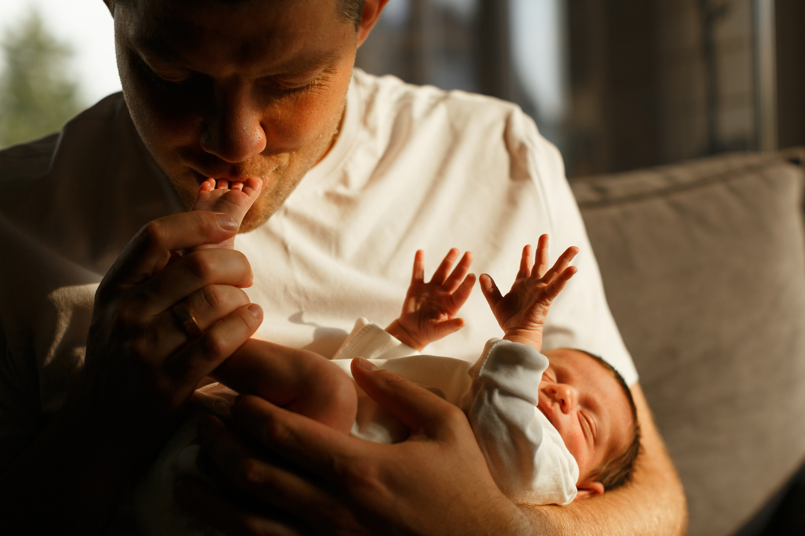 Домашние съемки новорожденых. Семейный фотограф в Новосибирске Инна Кузнецова