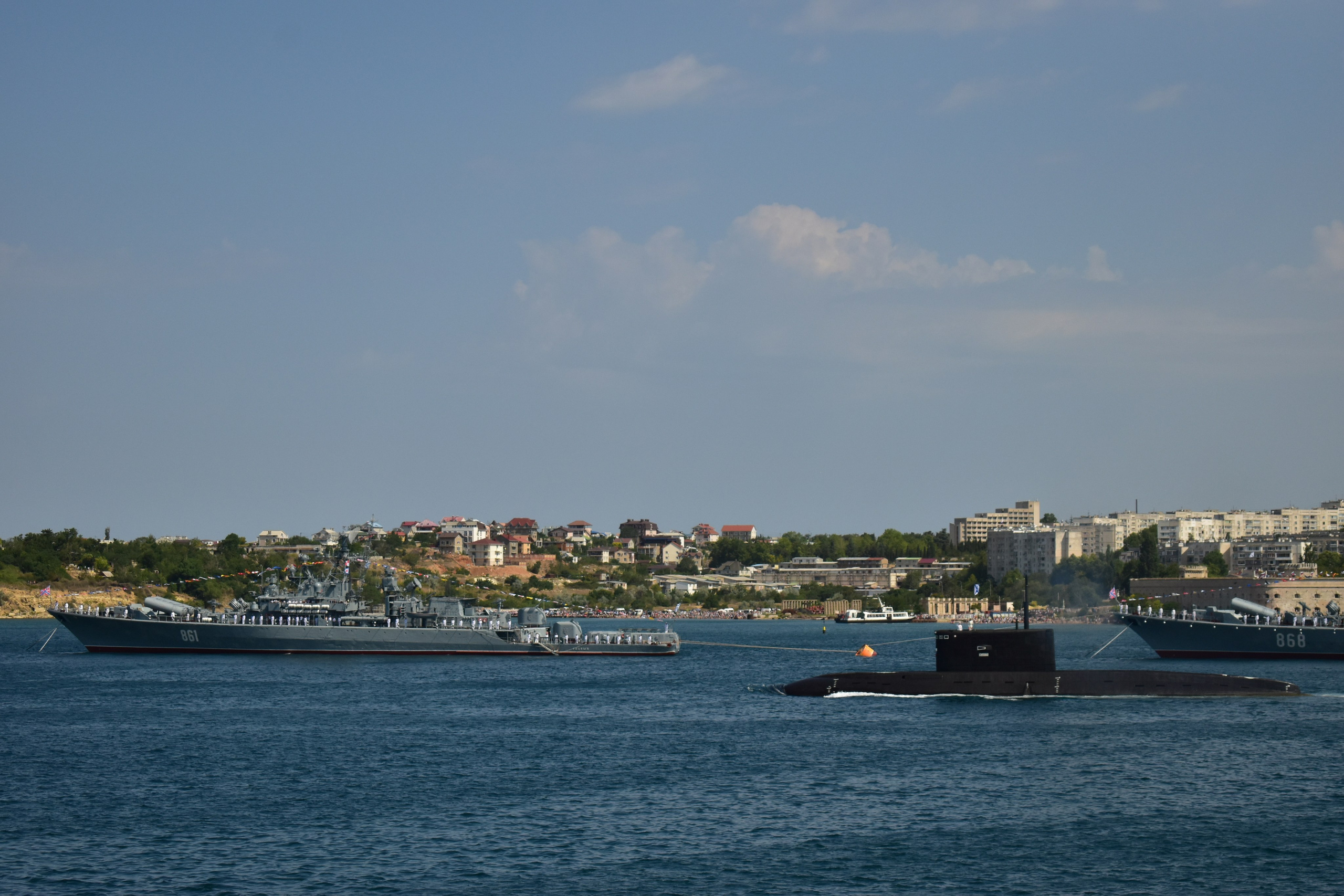 Парад ВМФ. Фотограф-ретушер в Крыму Юля Лобурец