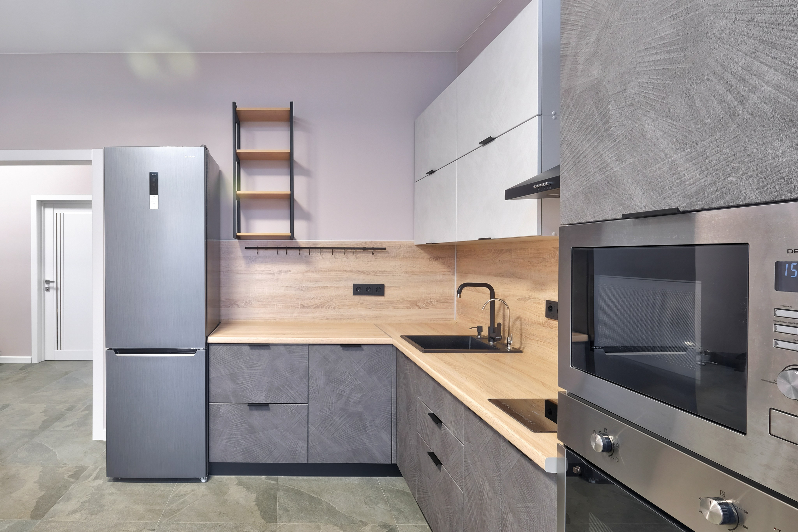 Съемка кухонного гарнитура после установки. Свадебный и репортажной фотограф Денис Ожигин в Краснодаре и Краснодарском крае