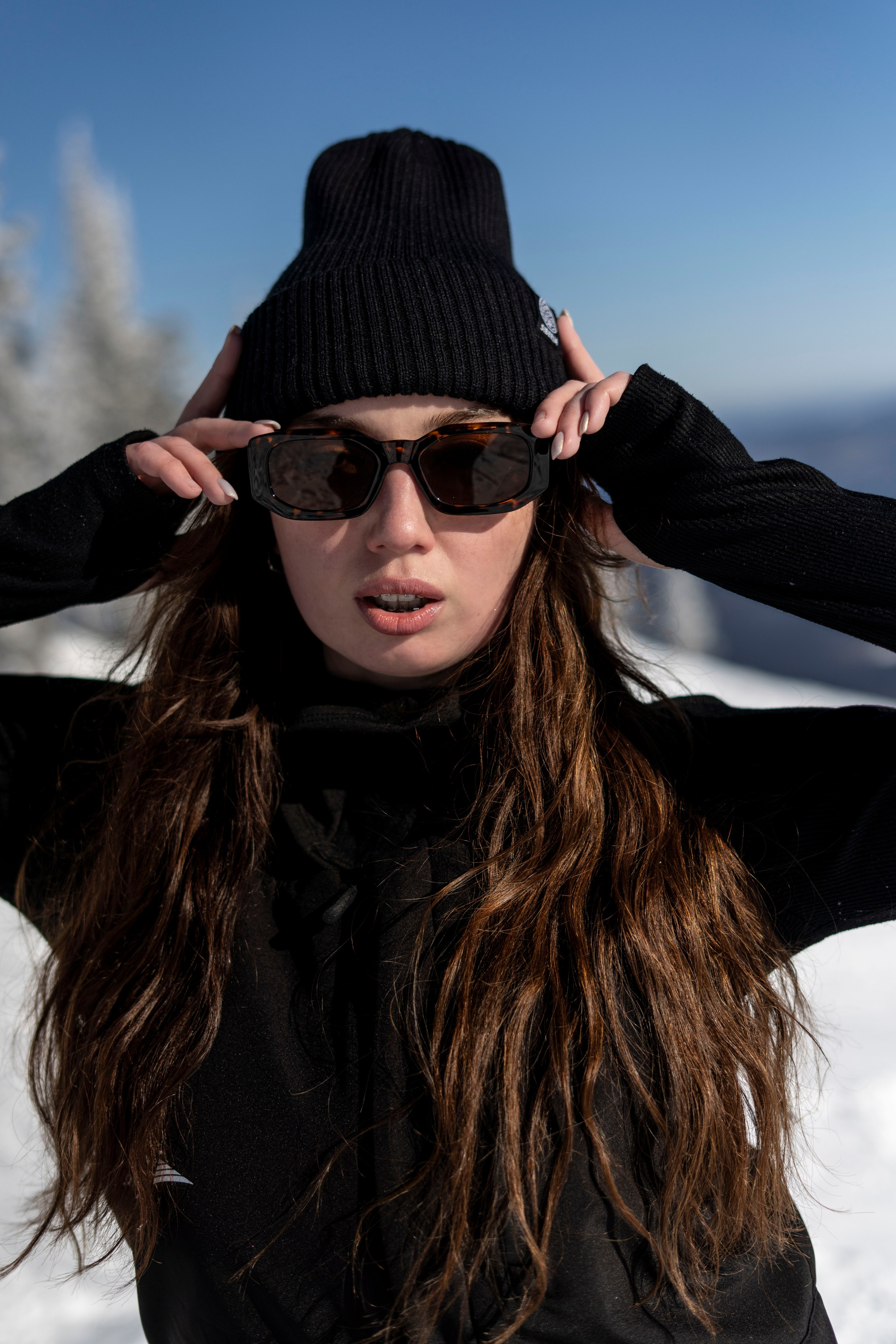 Фотосессия на вершине. Анастасия Паршукова — фотограф Шерегеш Новосибирск