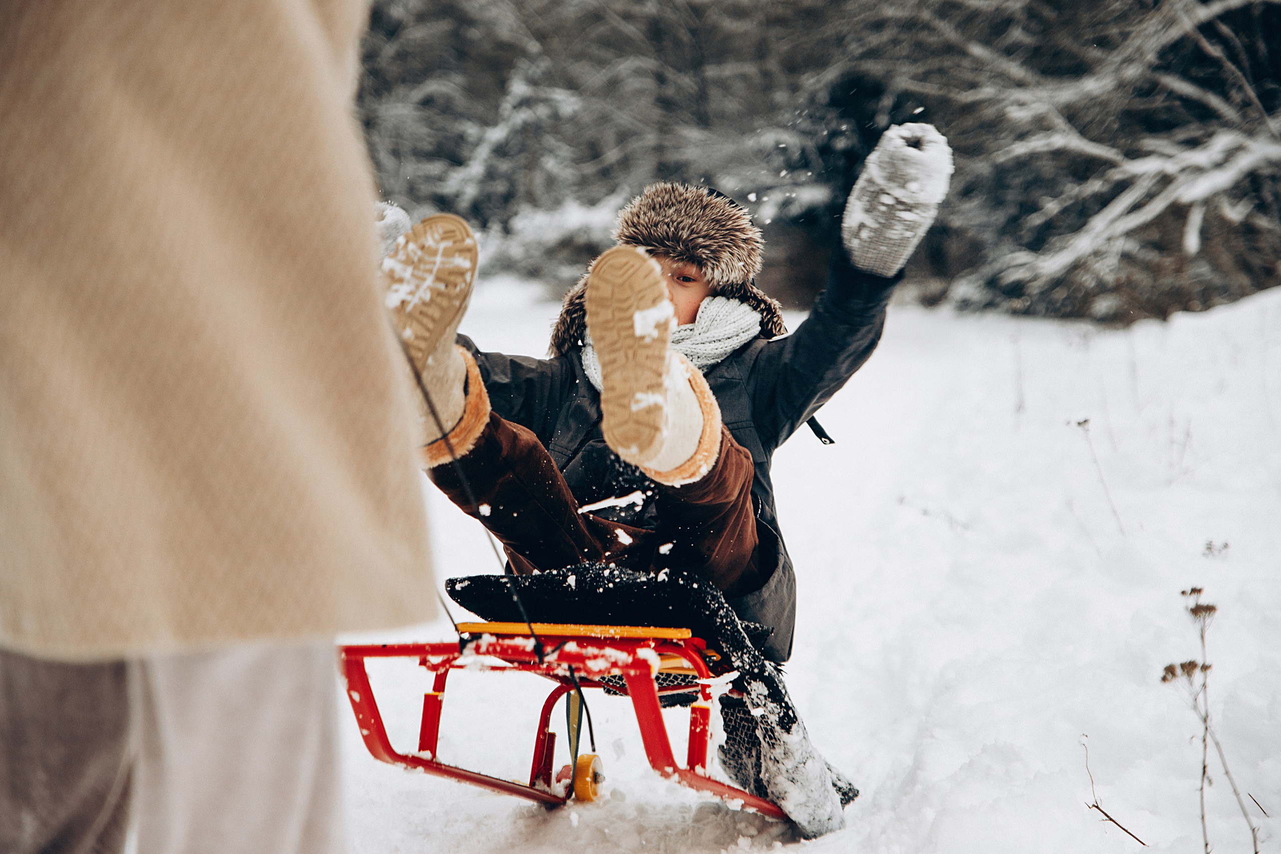 Зимние радости. Репортажный и детский фотограф в Минске