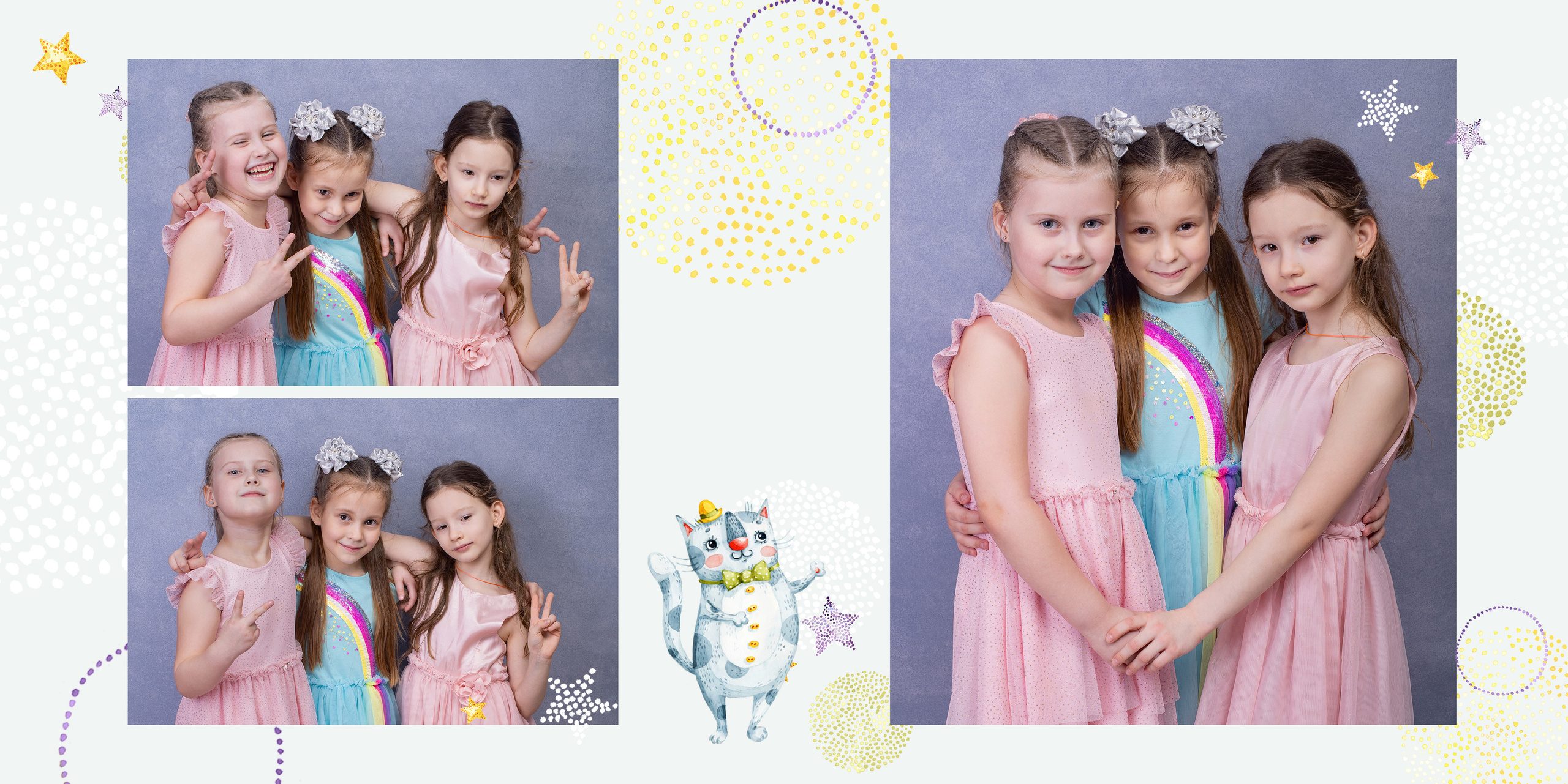 Дизайн «Толстые котики». Стильные выпускные альбомы и индивидуальные фотосессии в Таганроге