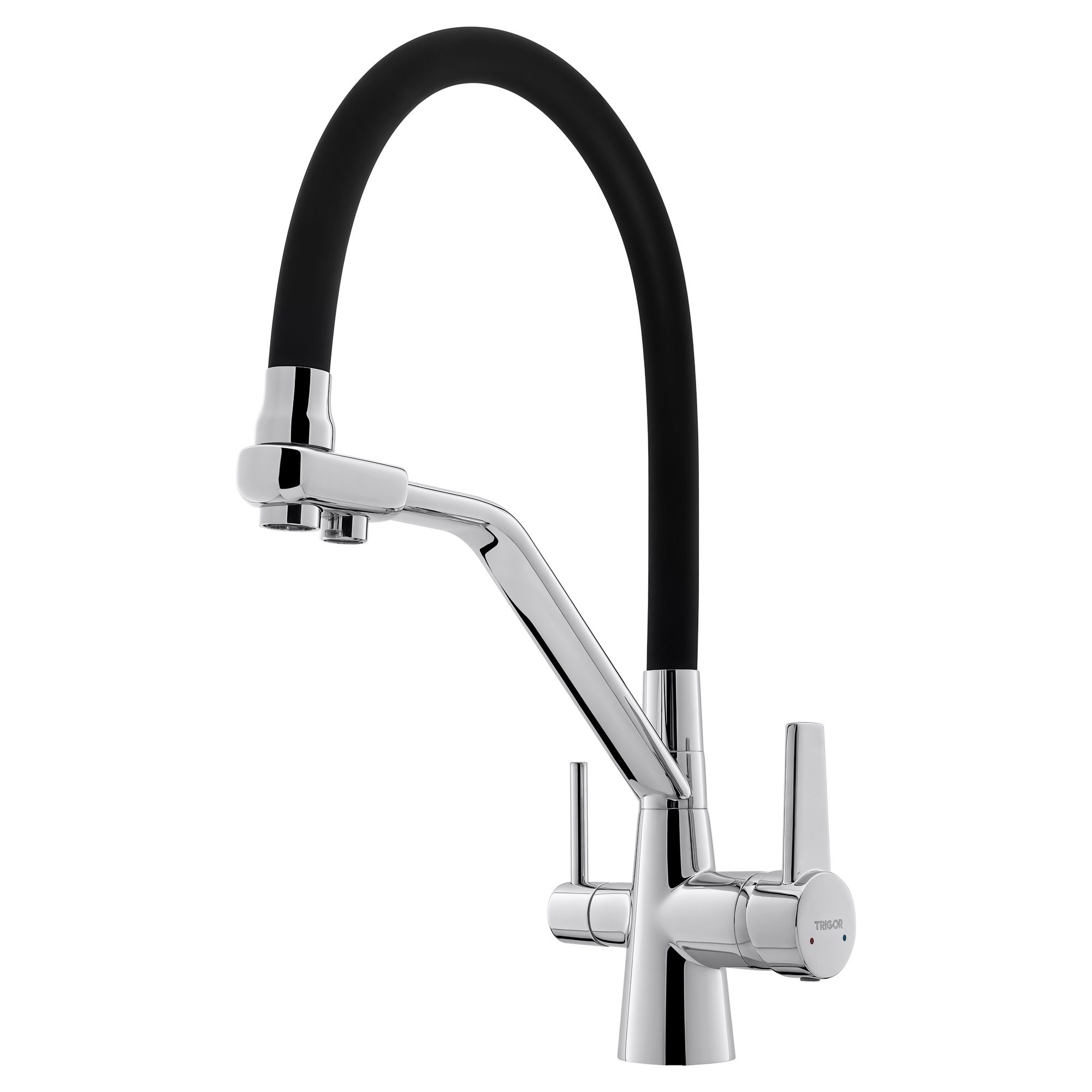 Смеситель для кухни с гибким изливом