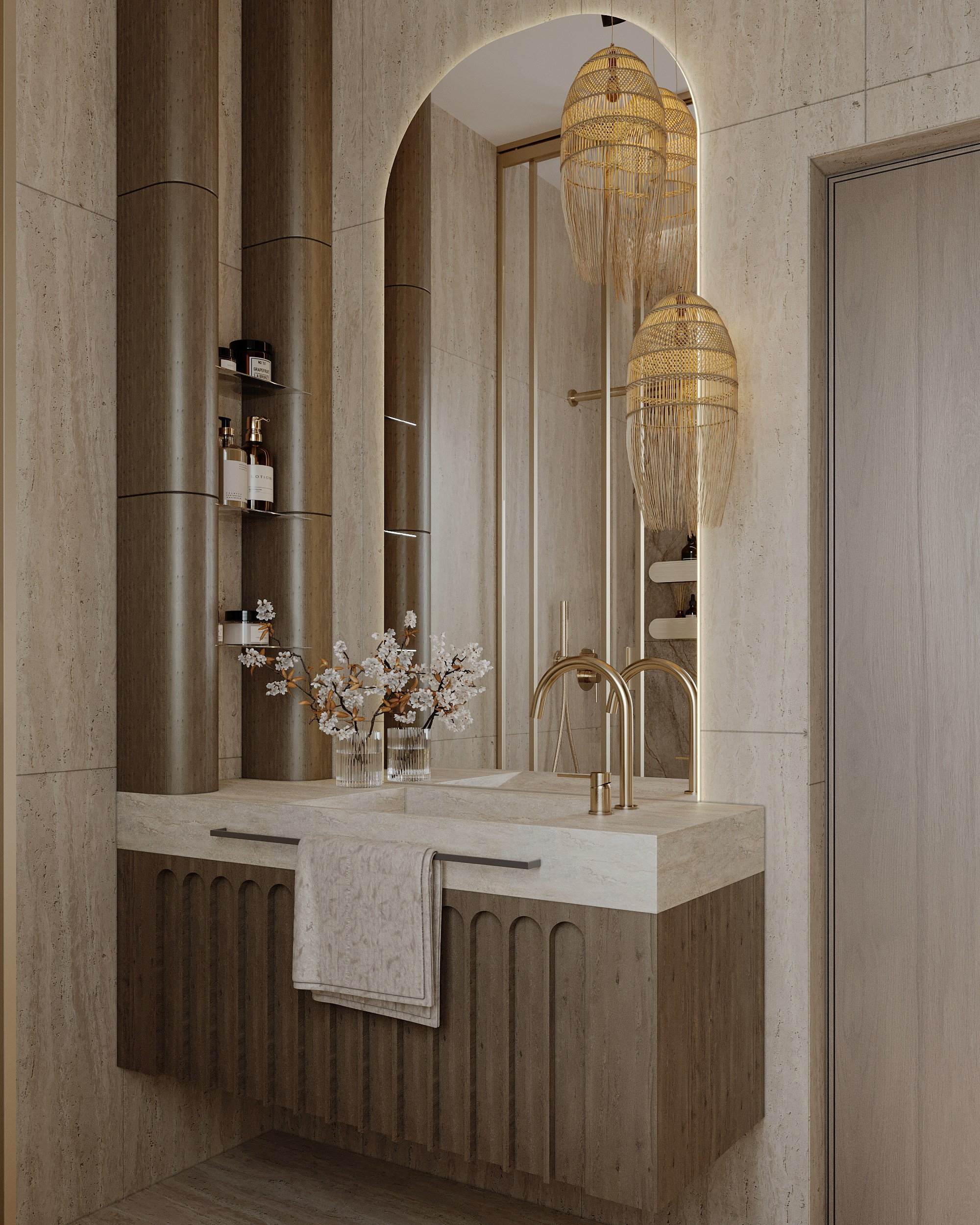 Визуализация загородного дома (интерьерная). Королёва Анастасия | 3D визуализатор