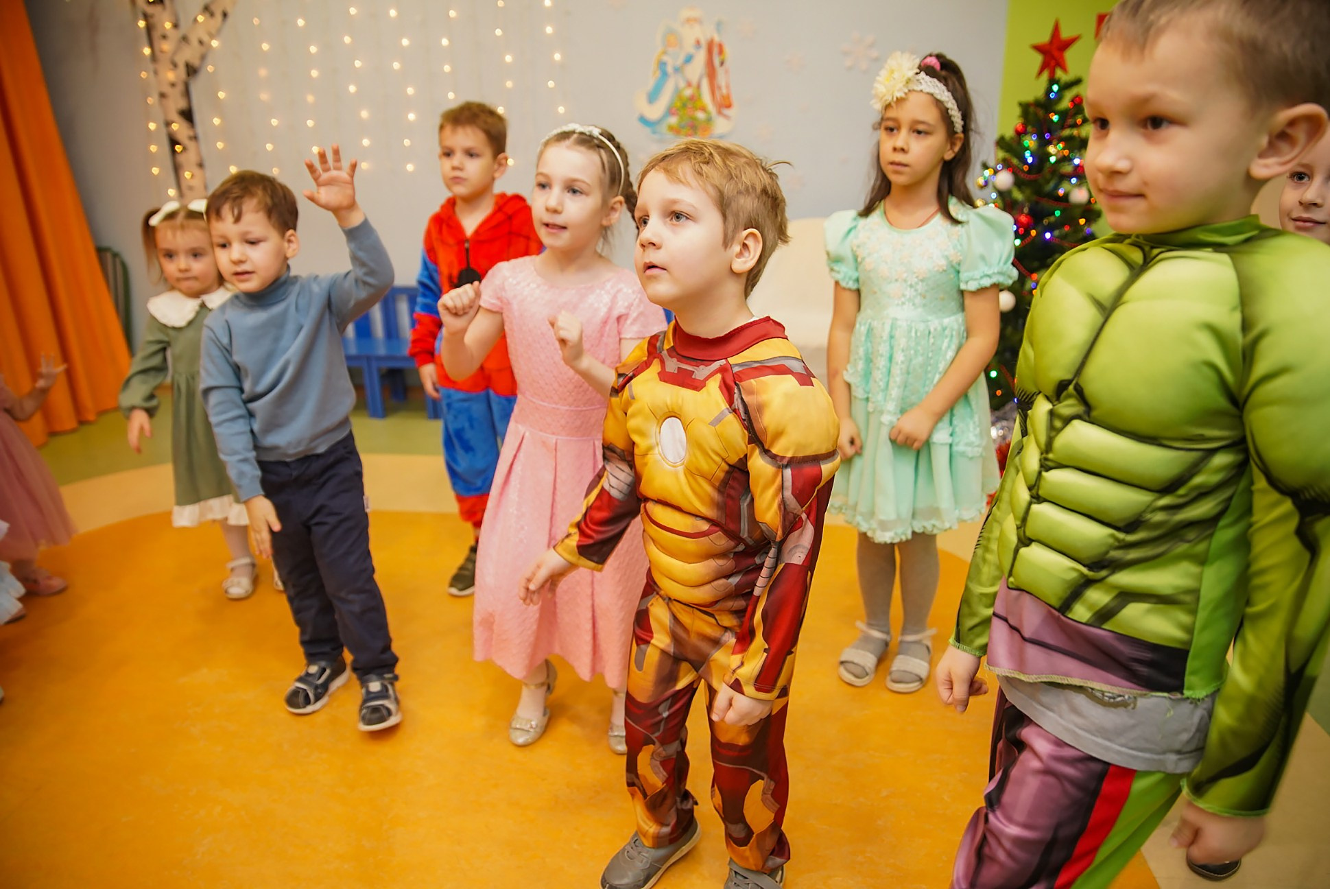 Новый год в частном детском садике. Семейный и детский фотограф в Нижнем Новгороде