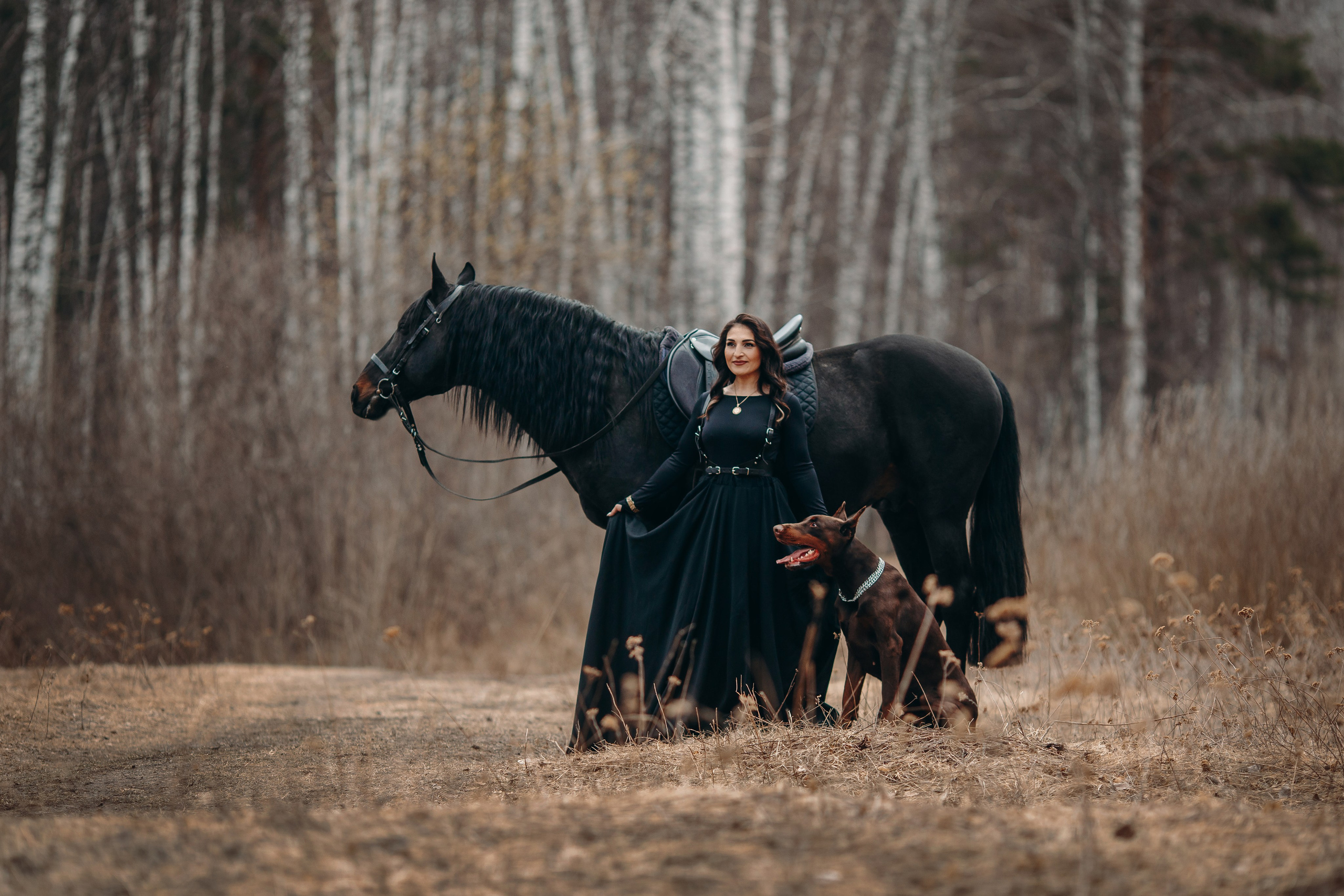 Анна, Басмач и Кипер. Анна Молчанова конный фотограф в Тюмени | фотосессии с лошадьми Тюмень