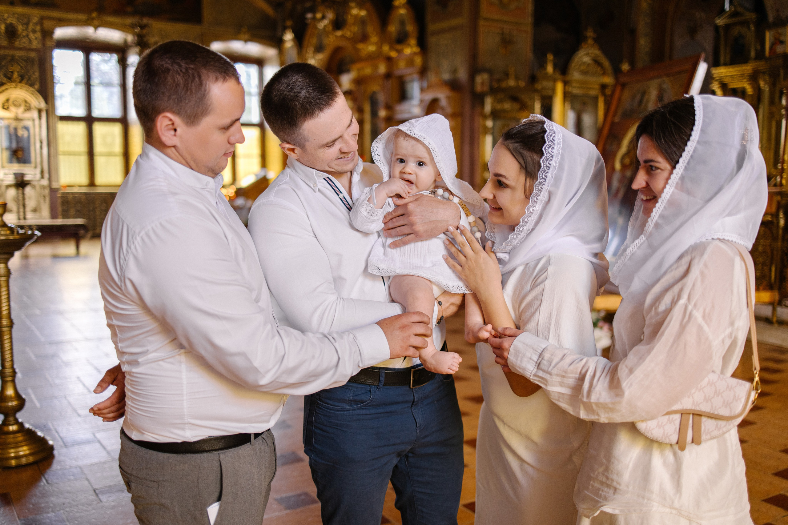Крещение Ярослава. Семейный и портретный фотограф в Москве Анастасия Бабак