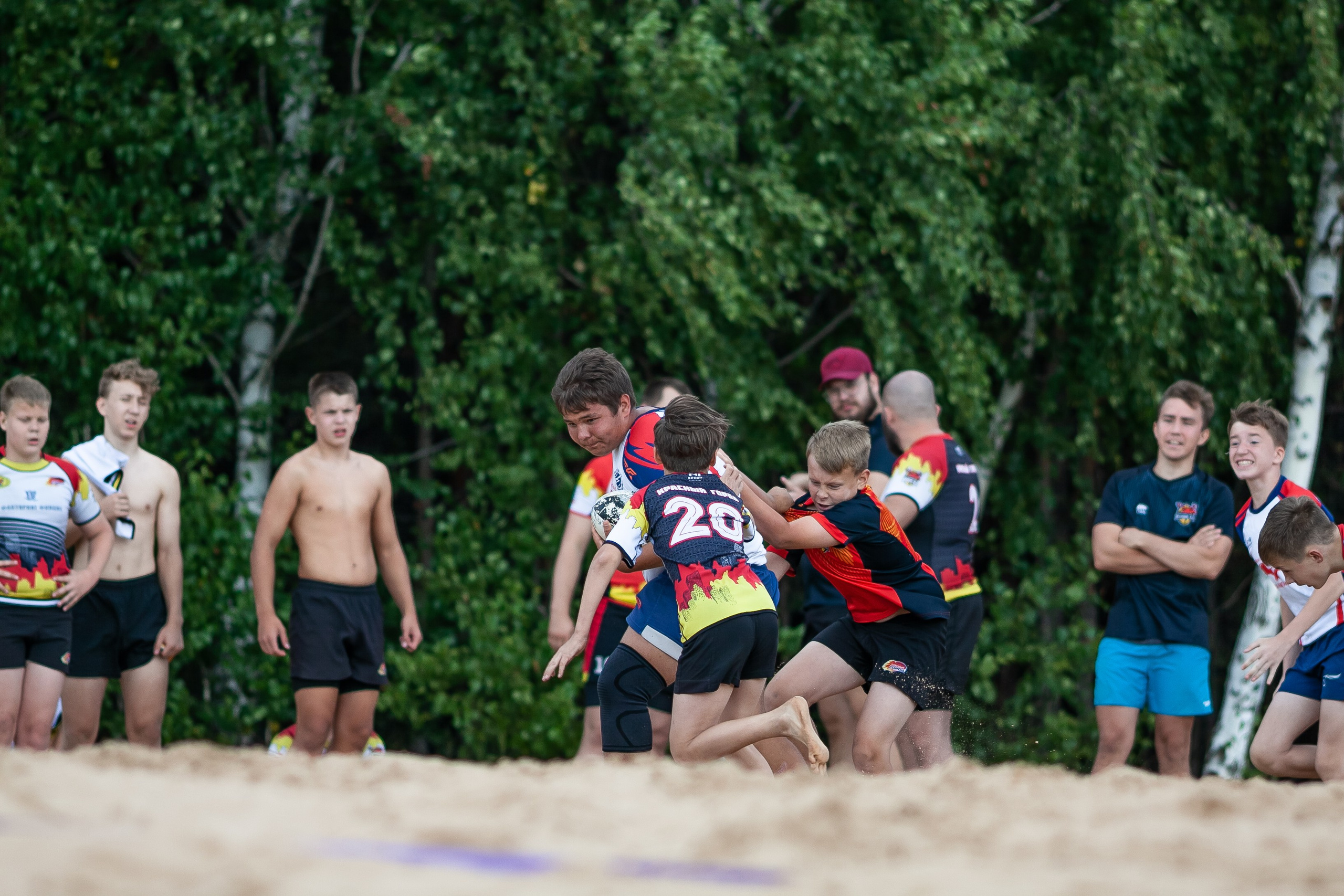 «Кубок «Молота» по пляжному Регби. Фотография