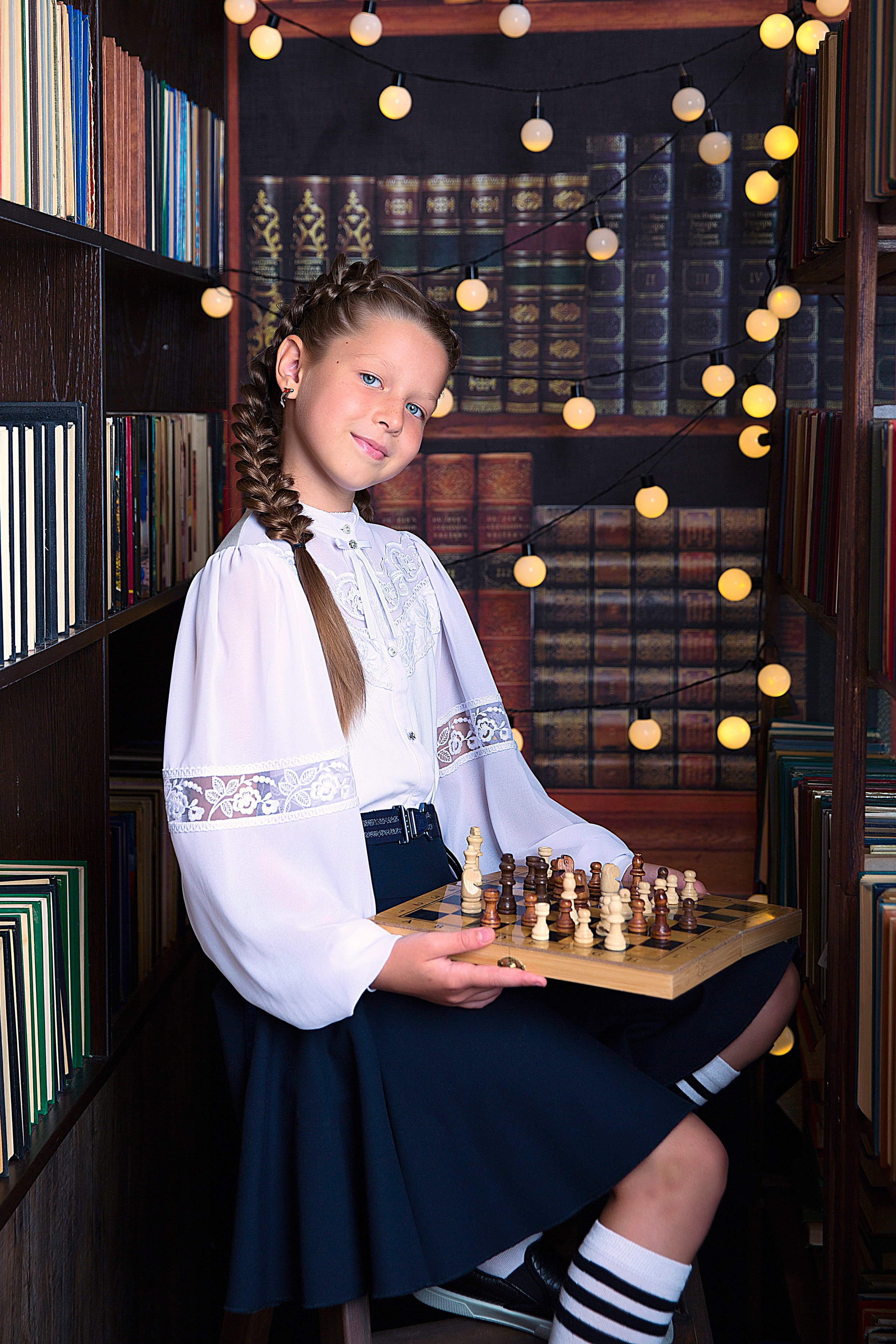 Школьница. Детский школьный фотограф в Кемерово Зиновьева Екатерина