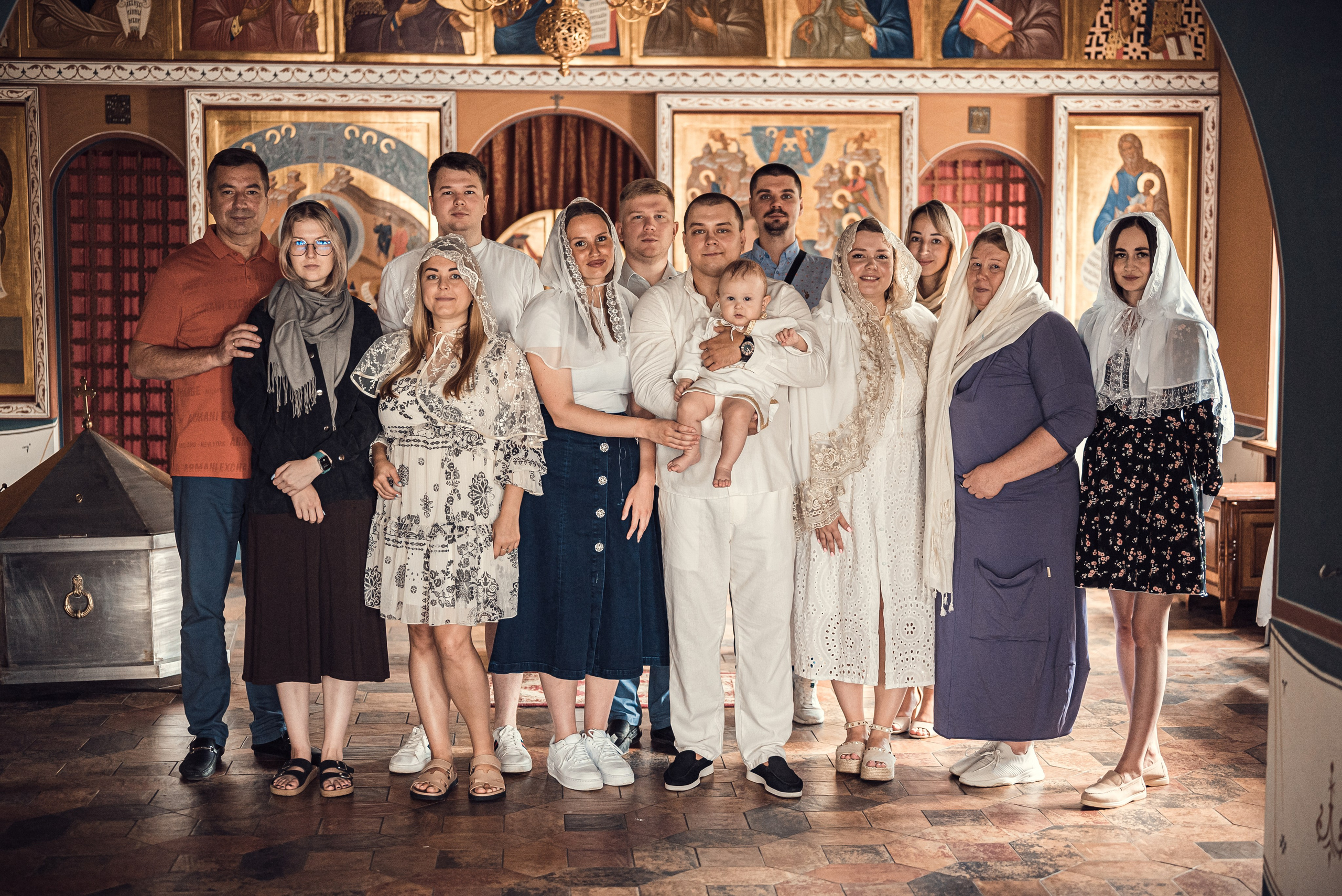 Крещение Александра. Семейный и детский фотограф Москва