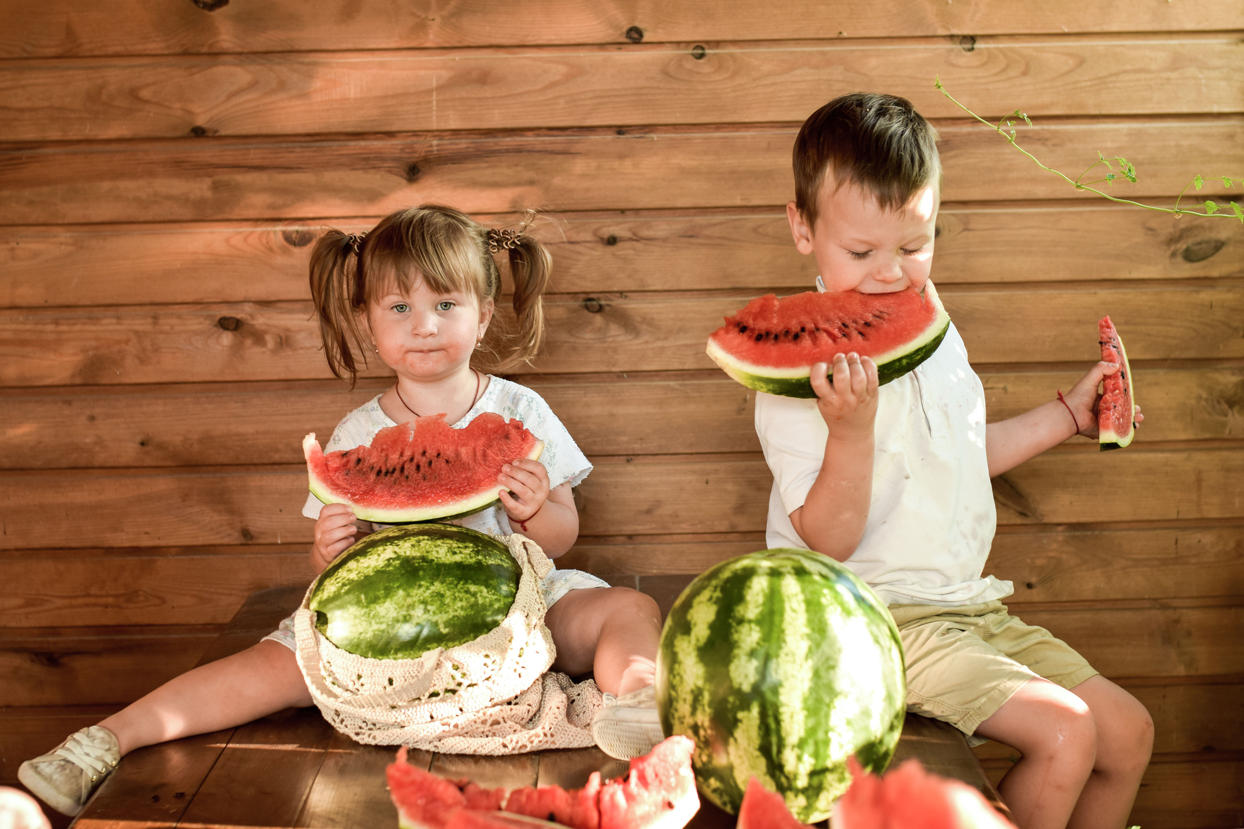 Славутич — Арбузная семейная. Фотограф в Ялте Инна Найден. Детский и семейный фотограф