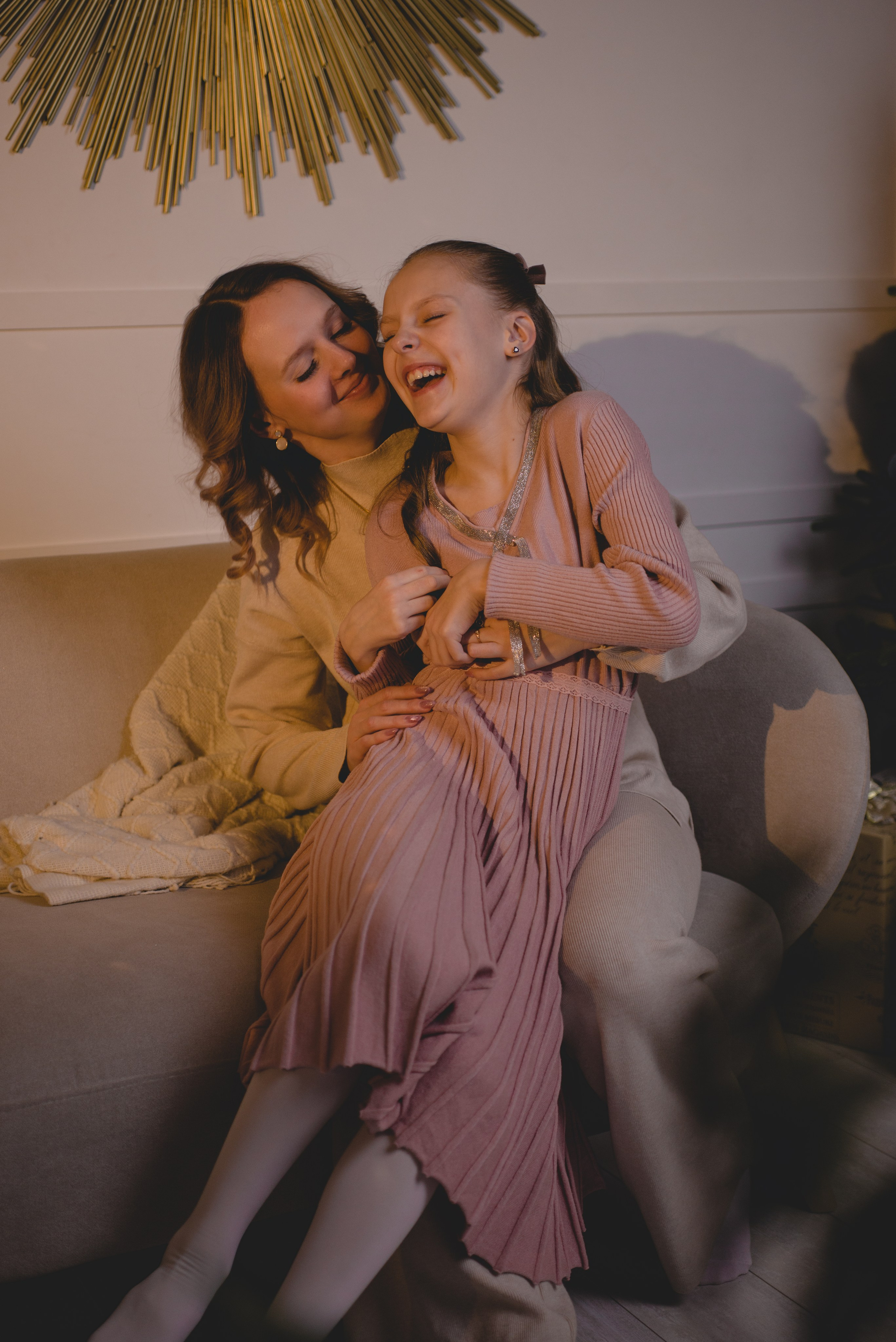 Юля и Настя в студии. Фотограф Людмила Белова