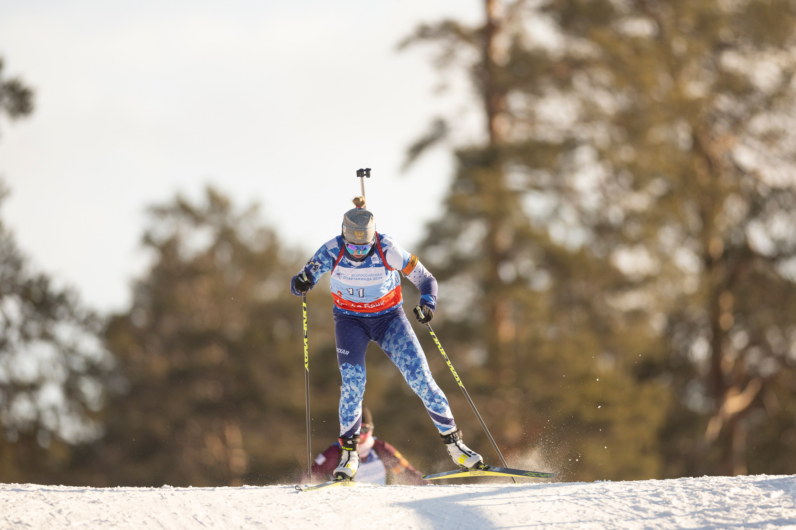 Всероссийская спартакиада по биатлону. Спринт. Женщины. Спортивный репортажный фотограф Казань Нафис Сиразетдинов