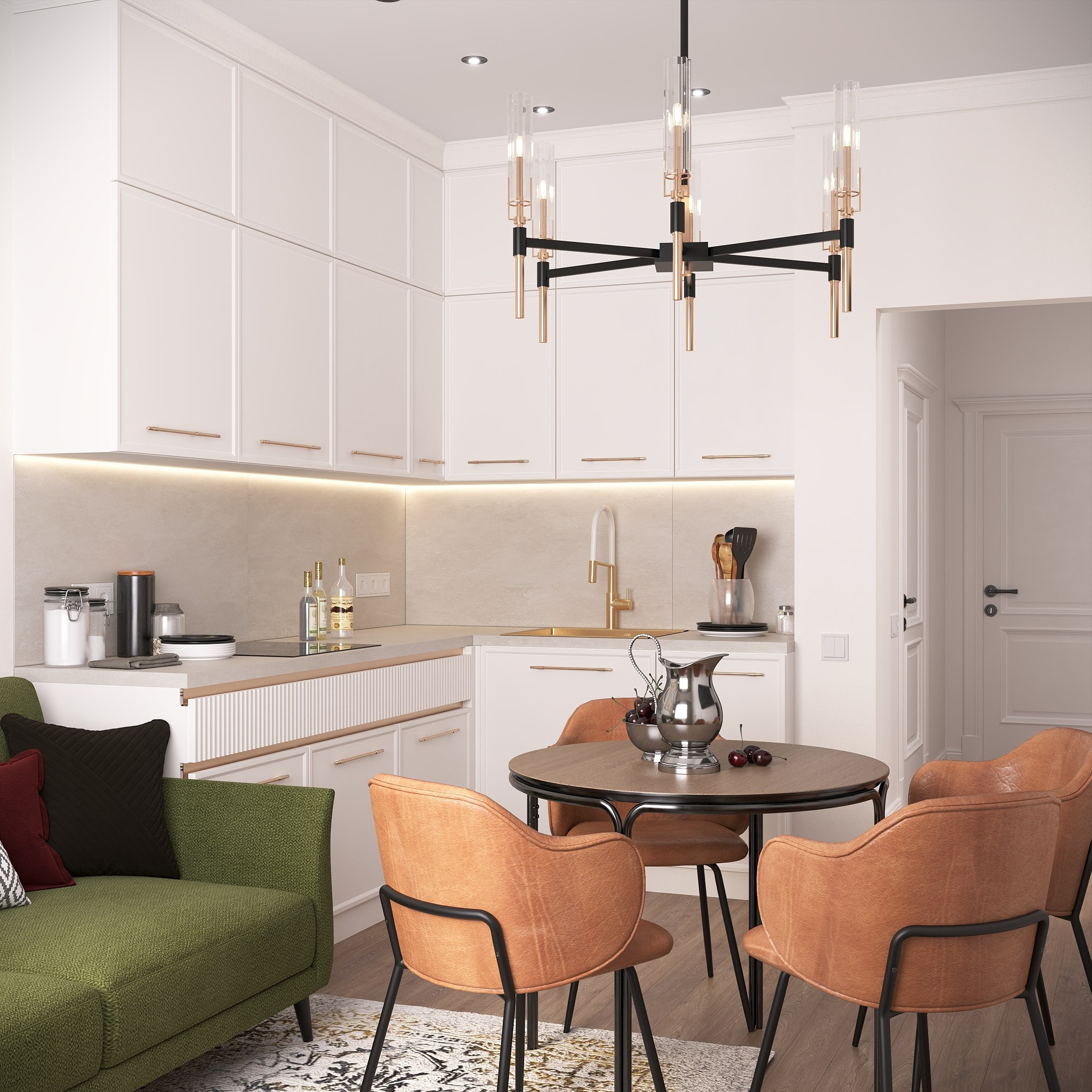 ЖК Меридиан 64,4 м². БК студия дизайна интерьера