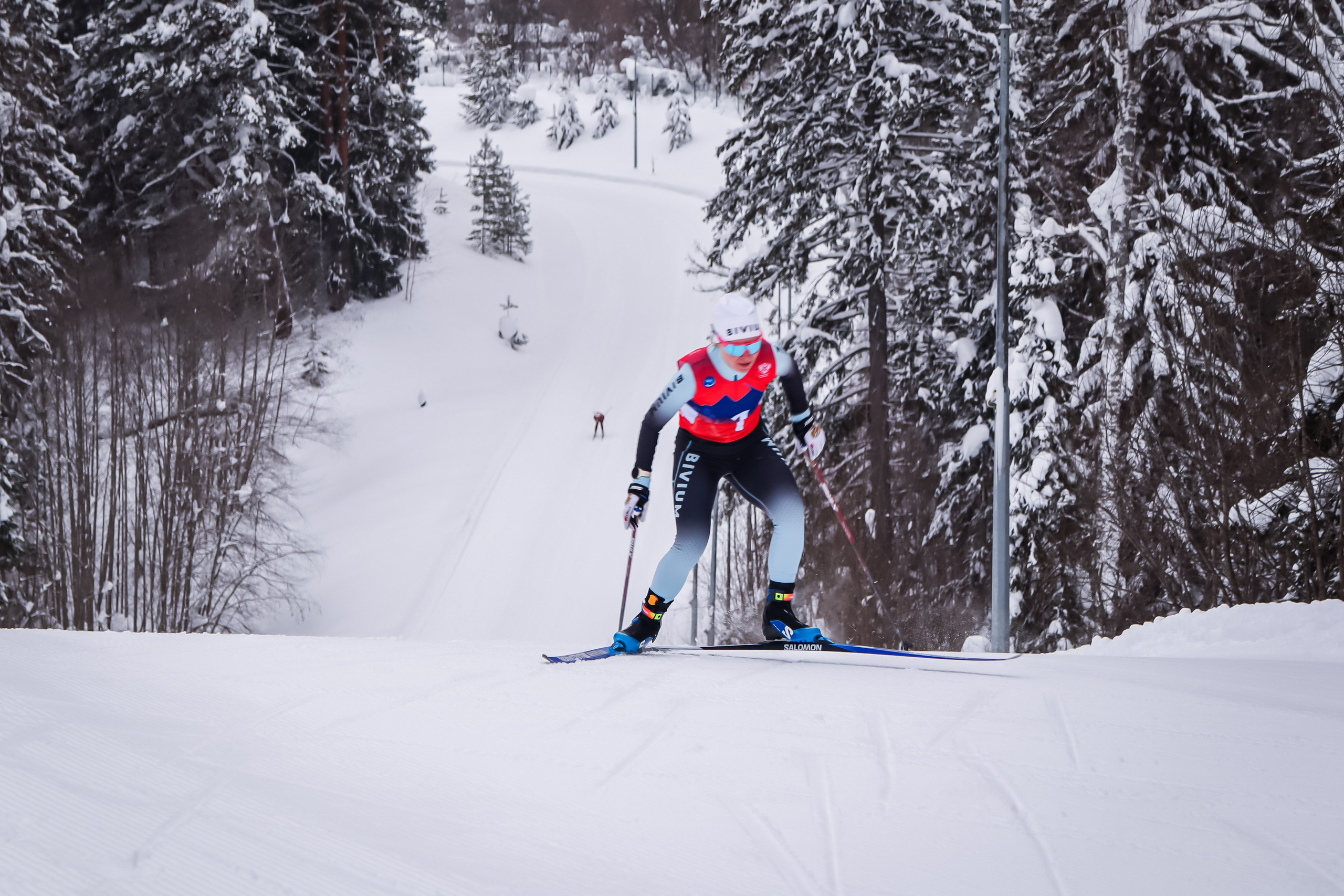 Лыжное ДВОЕБОРЬЕ чемпионат России 2026. Фоторепортаж выполнен ФПЛД для России.