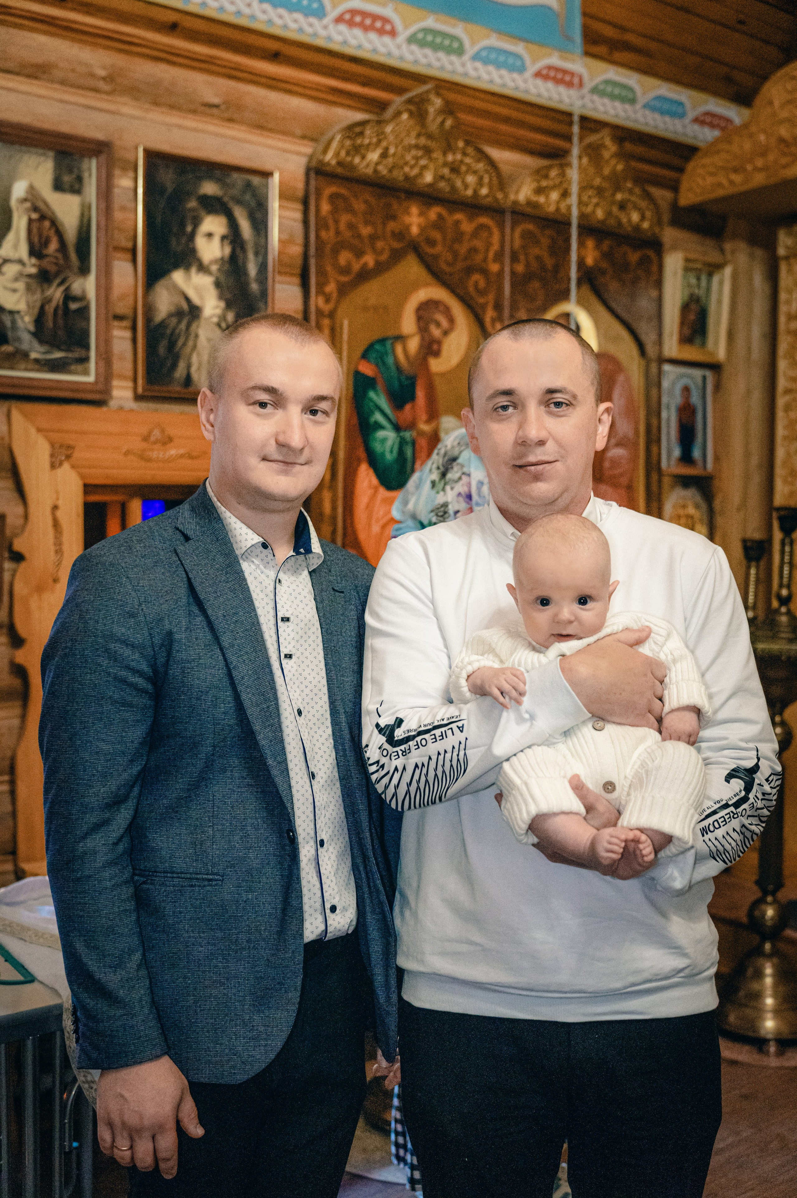 Крещение Макара в с. Дедилово. Фотограф на Крещение Тула и Венчание в Туле, детский и семейный фотограф