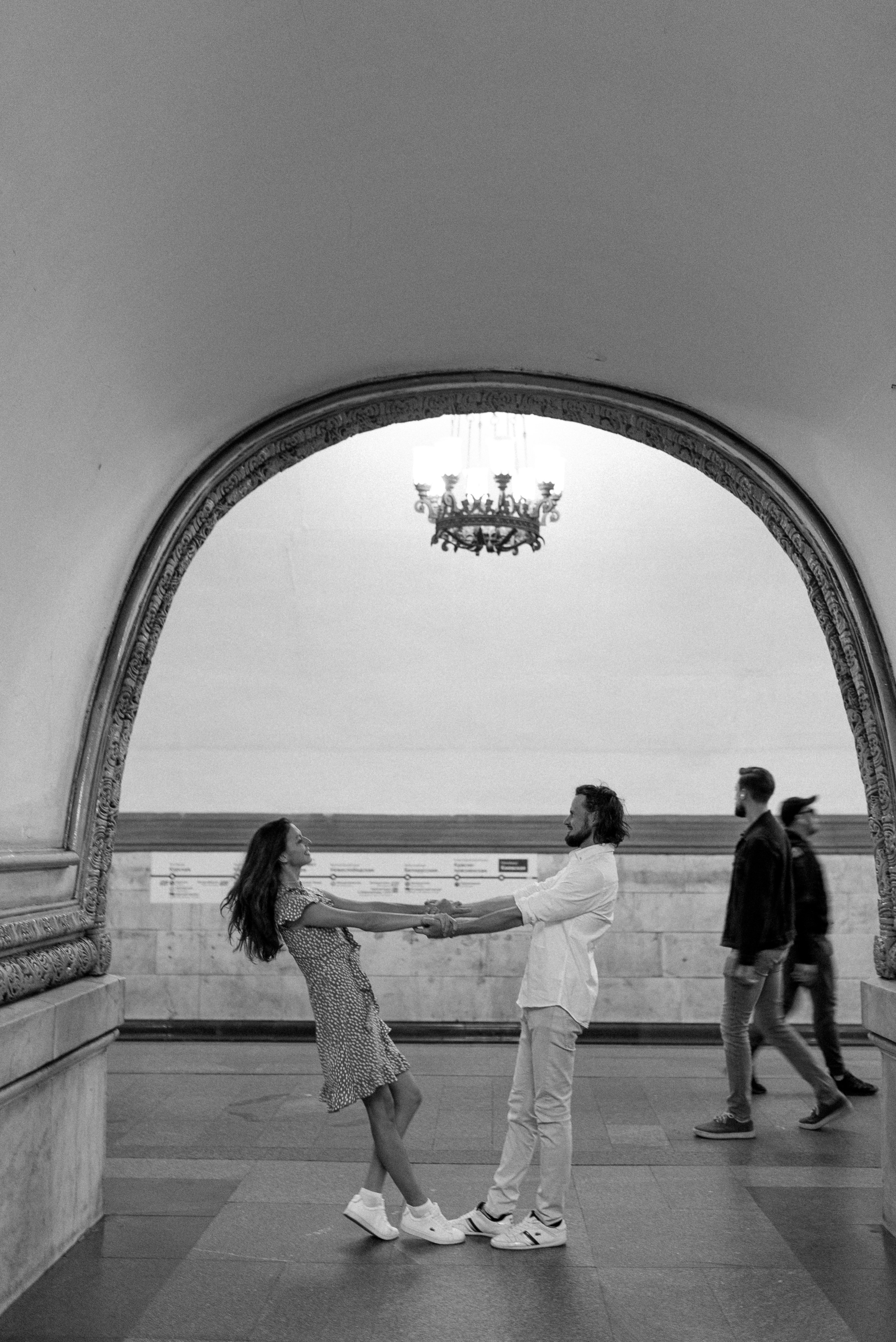 Lovestory в метро. Семейный фотограф в Москве Екатерина Север