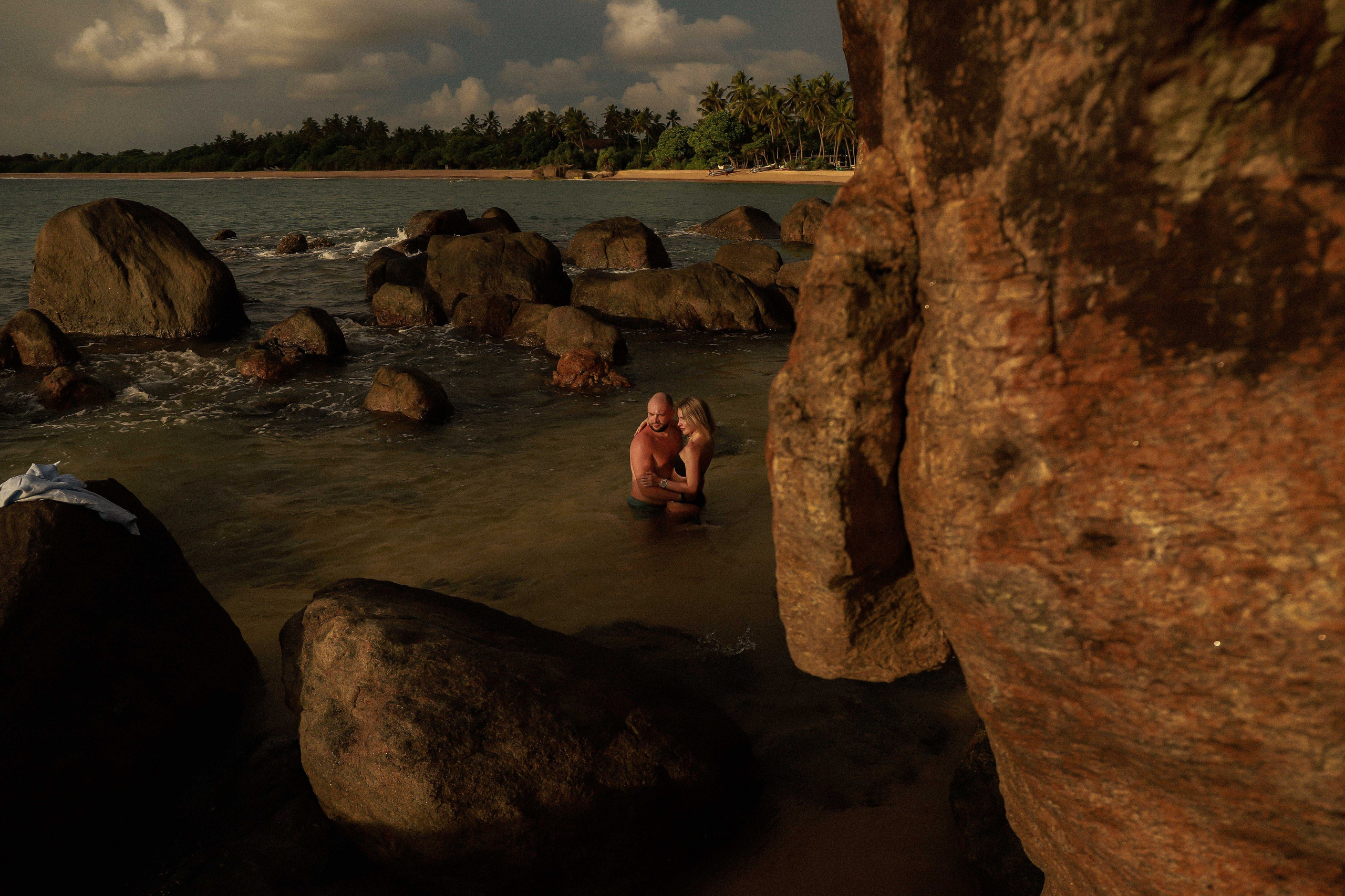 Южный пляж. Фотограф на Шри-Ланке