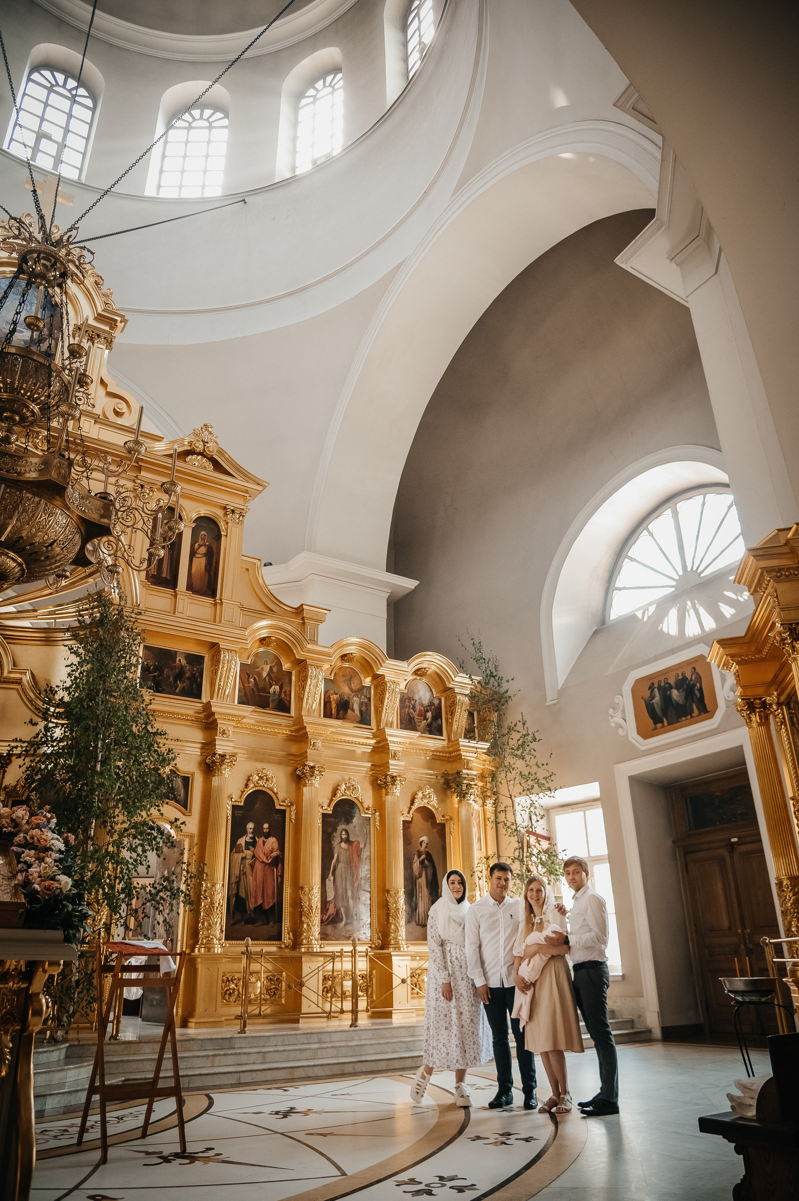 Крестины Ирины //// Храм святых апостолов Петра и Павла. Семейный и детский фотограф в Туле