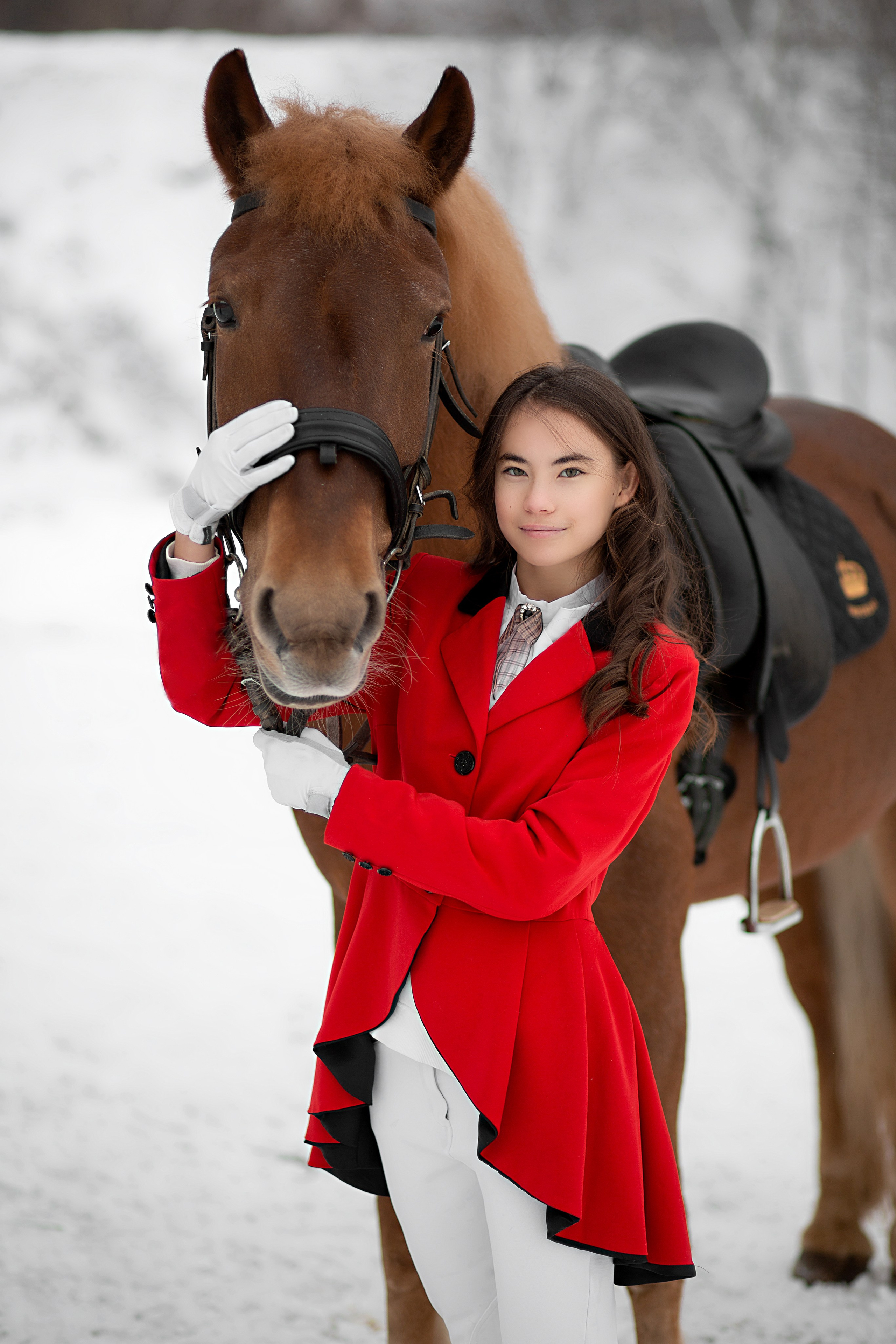 Наталья и Радуга. Фотосессия с лошадьми в Нижнем Новгороде