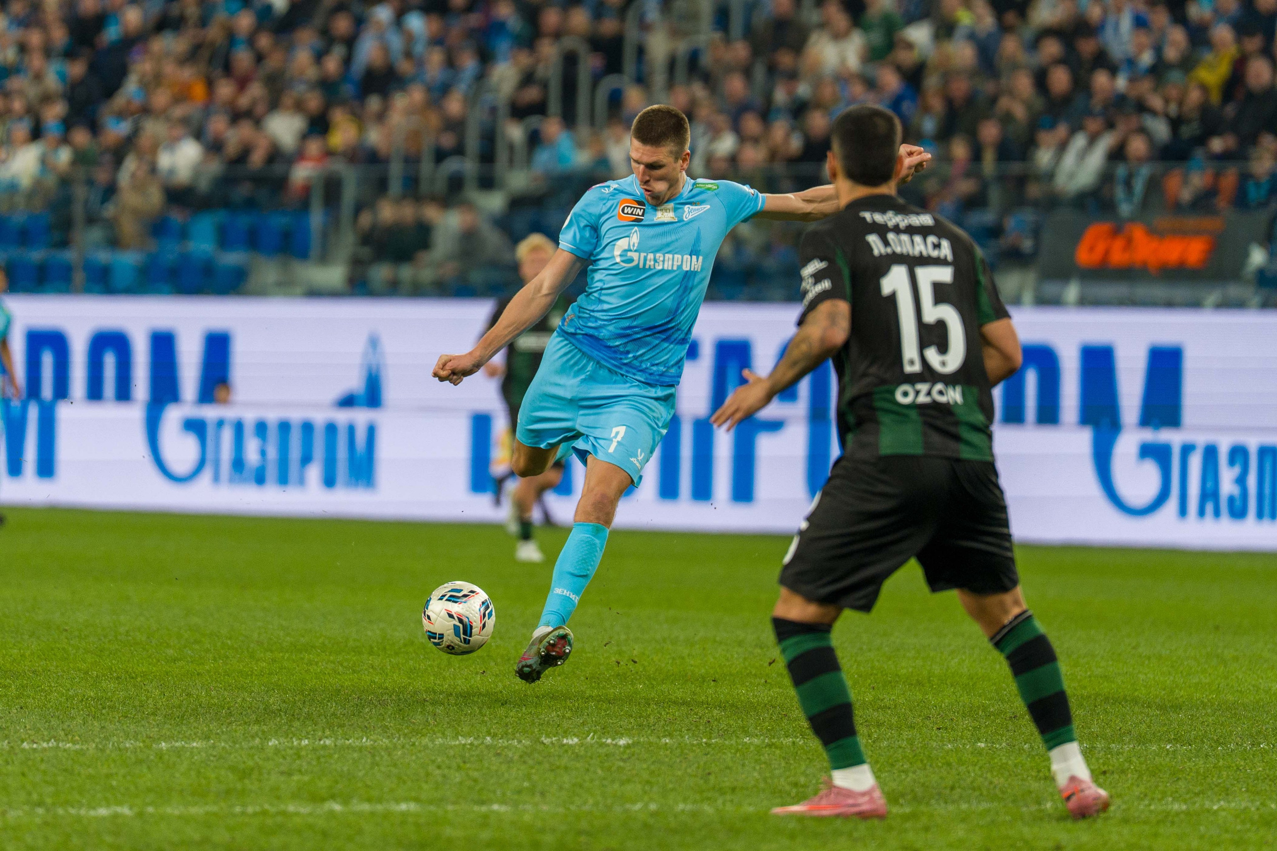 Зенит — Краснодар 1:1: фотогалерея матча 24-го тура РПЛ на Газпром Арене | Антон Гауф. Спортивный фотограф в Санкт-Петербурге | Антон Гауф