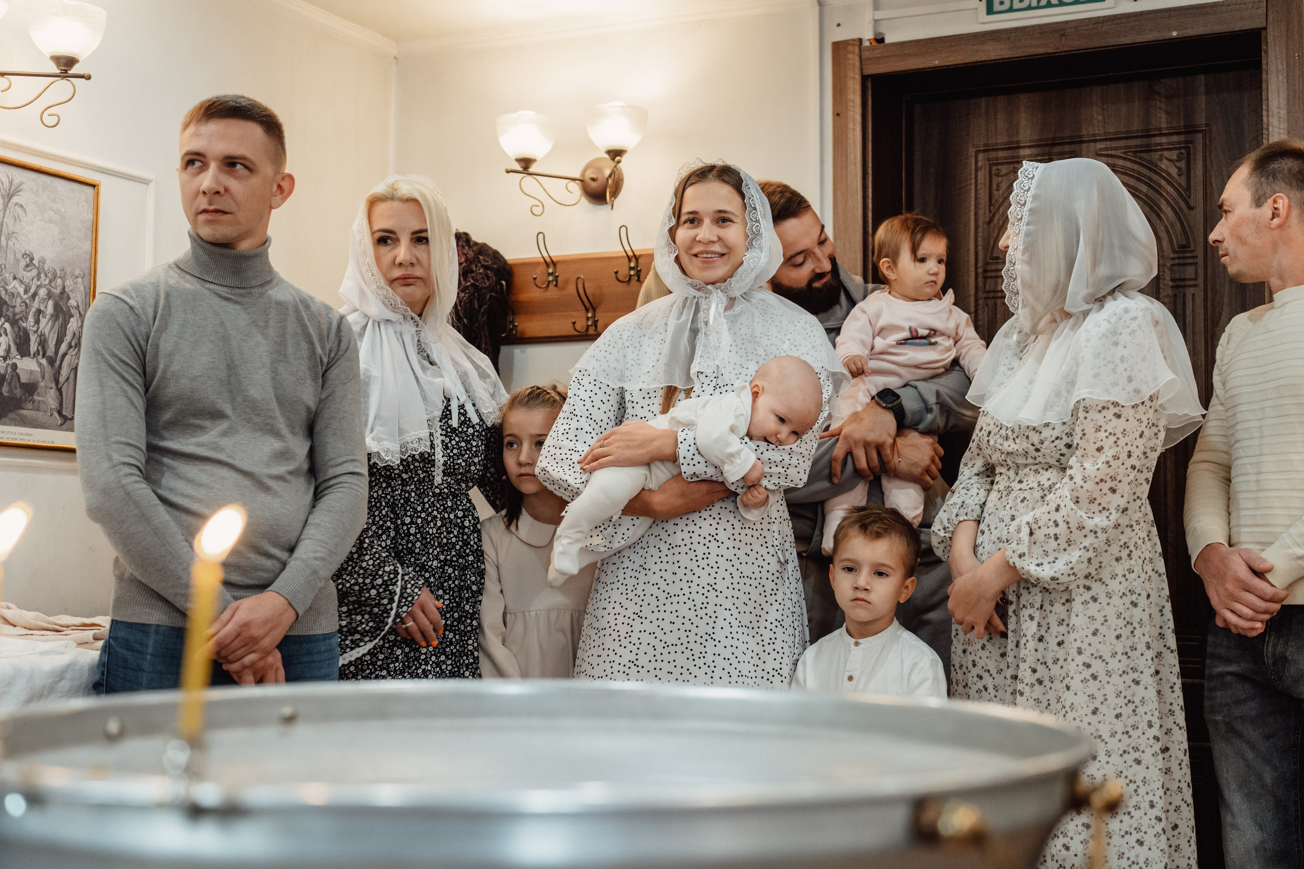 Крещение Анны в хаме Дмитрия Солунского. Фотограф на Крещение Тула и Венчание в Туле, детский и семейный фотограф