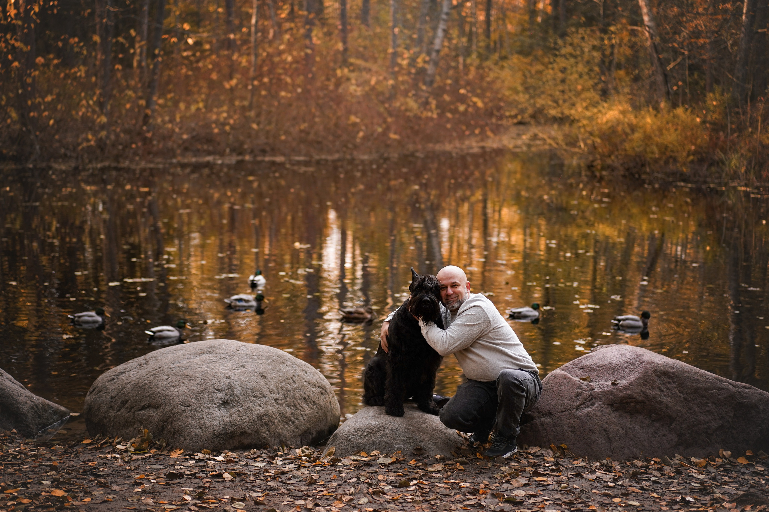 Оля Миша и шнауцеры. Фотограф-анималист в Санкт-Петербурге Яна Мартынова