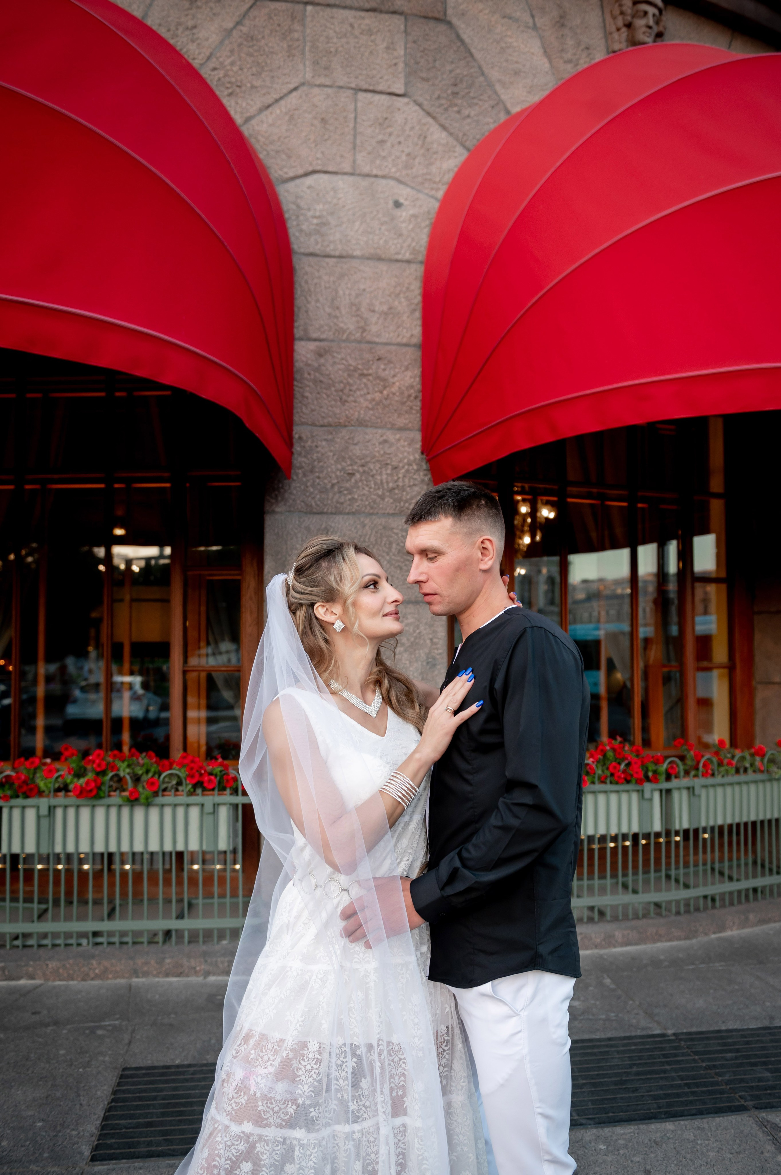 Екатерина и Андрей (свадебная фотосессия в вечернем Петербурге). Портретный, семейный и свадебный фотограф в Санкт-Петербурге и в Пушкине Ширяев Денис