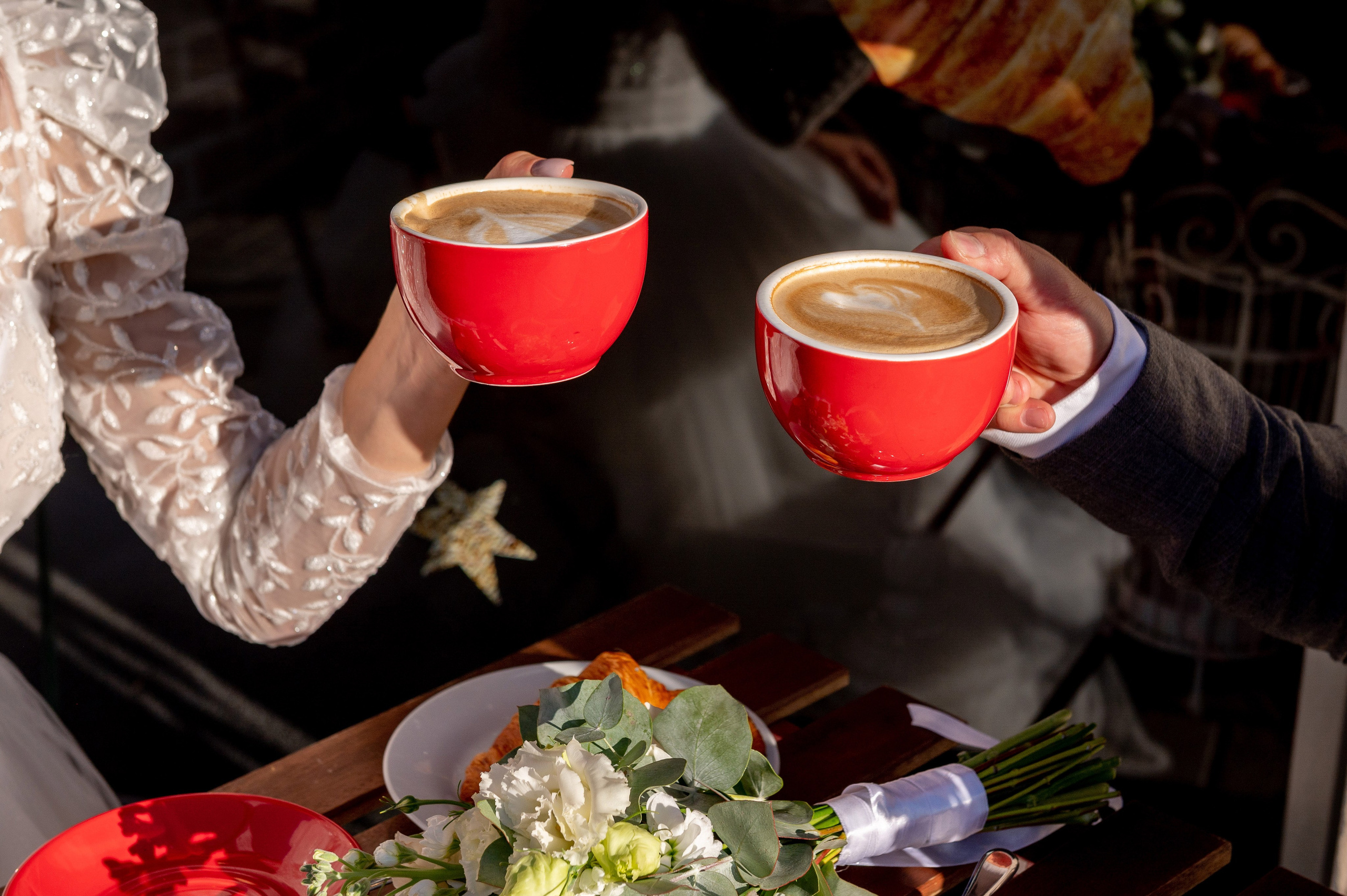 Кирилл и Анжела (круассаны, кофе и фотосессия в Летнем саду). Портретный, семейный и свадебный фотограф в Санкт-Петербурге и в Пушкине Ширяев Денис