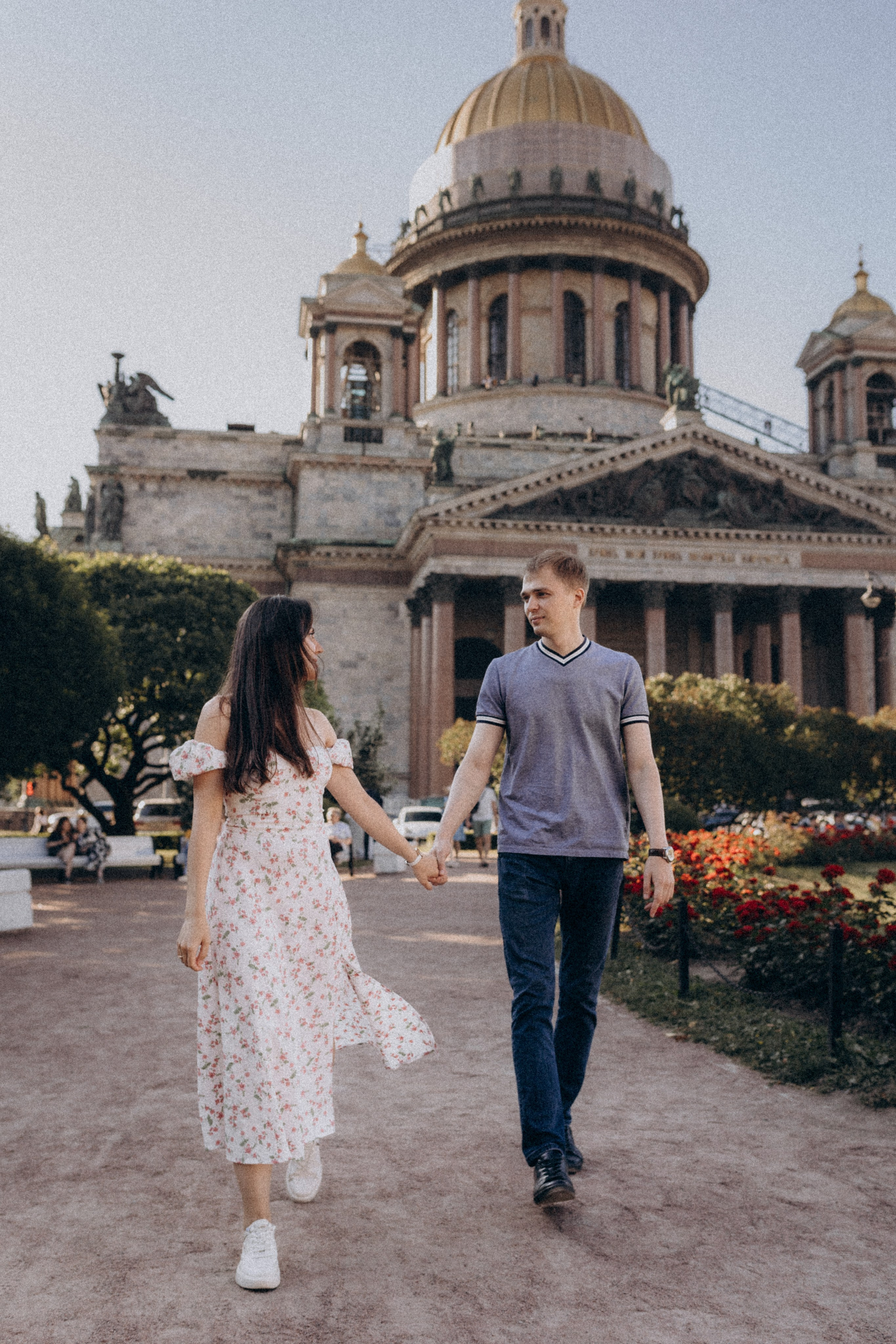 Предсвадебная фотосессия у Исаакиевского собора. Фотограф в Санкт-Петербурге Разиля Идиятуллина