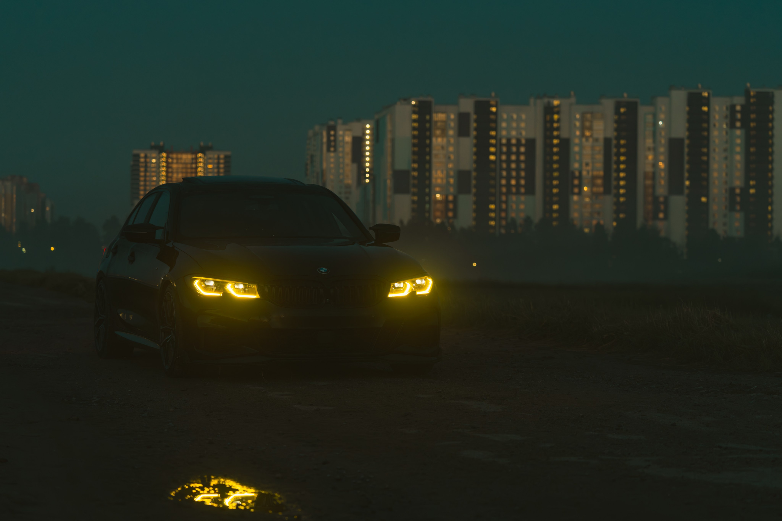 BMW 3 Series Night ed. Автомобильный фотограф в Санкт-Петербурге