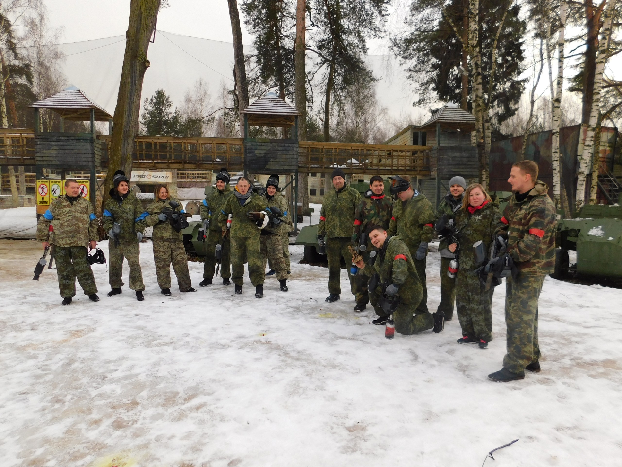Пейнтбол + шашлычки | 23.02.2020. Галерея Фантим