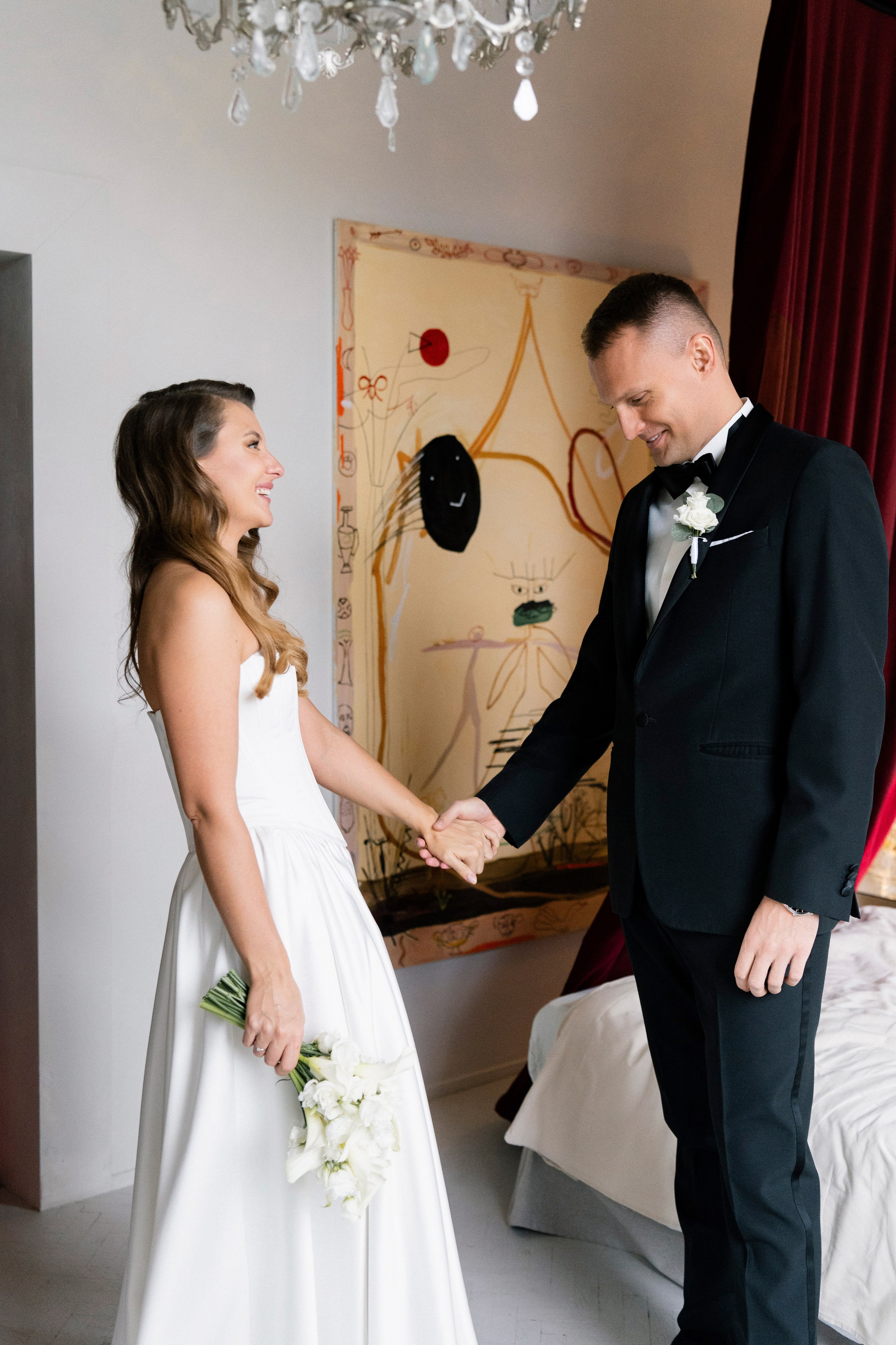 Иван и Рума. Москва. Сборы в отеле Marco Polo и роспись в особняке Спиридонова. Свадебный фотограф Катерина Чулкова