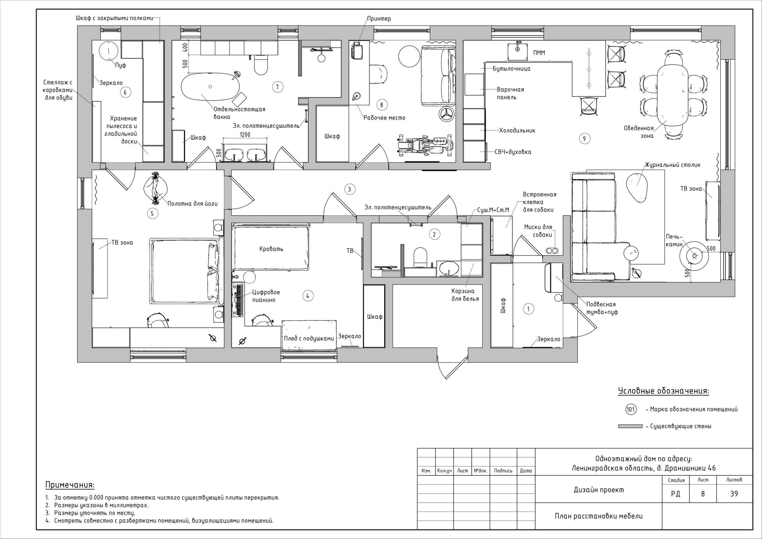 Загородный дом Дизайнер Лиза Белякова. Студия обмеров и проектирования