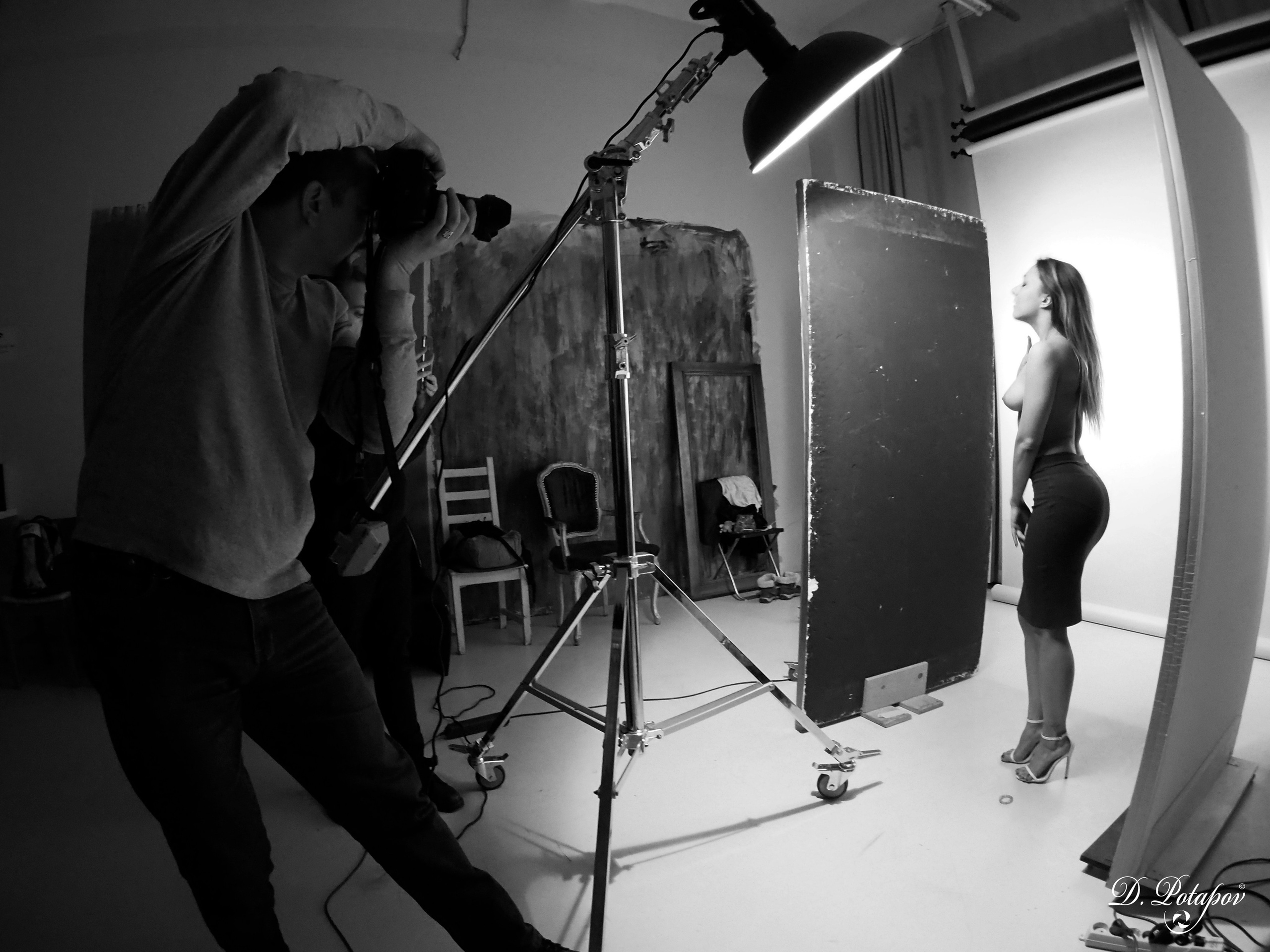Бэкстэйдж 2. Московский фотограф Дмитрий Потапов
