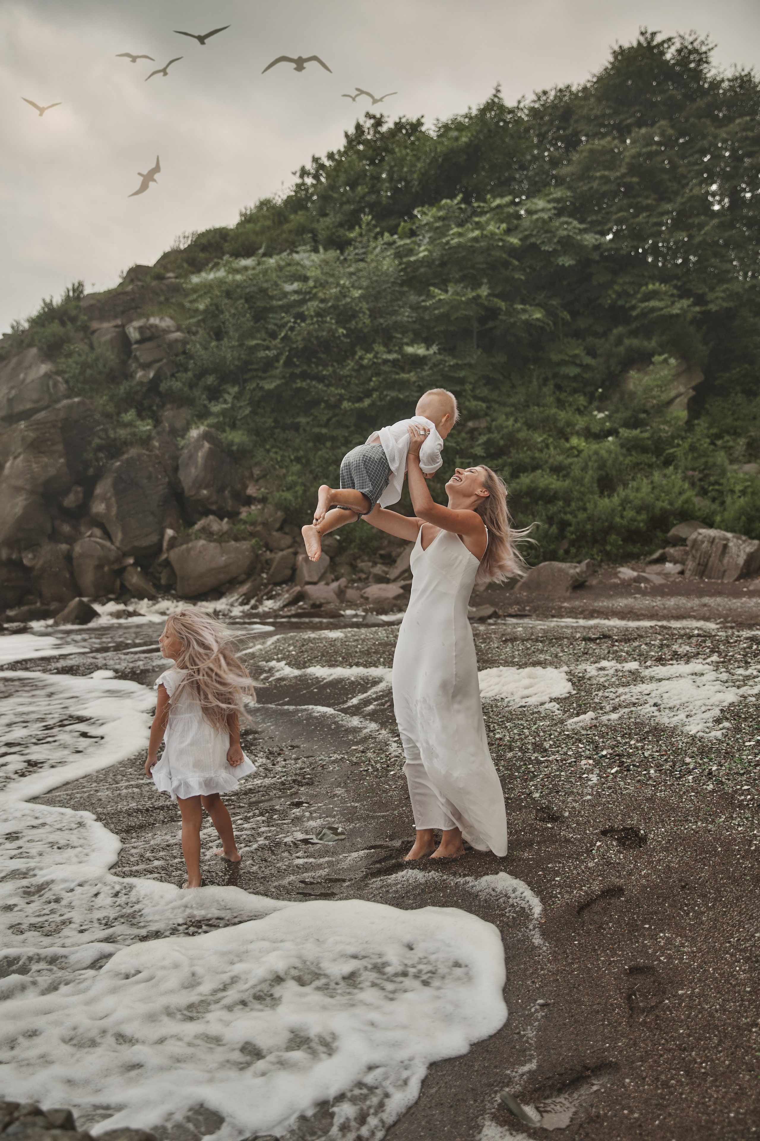 Ксения_море. Фотограф женского портрета, беременности и материнства Харькова Елена