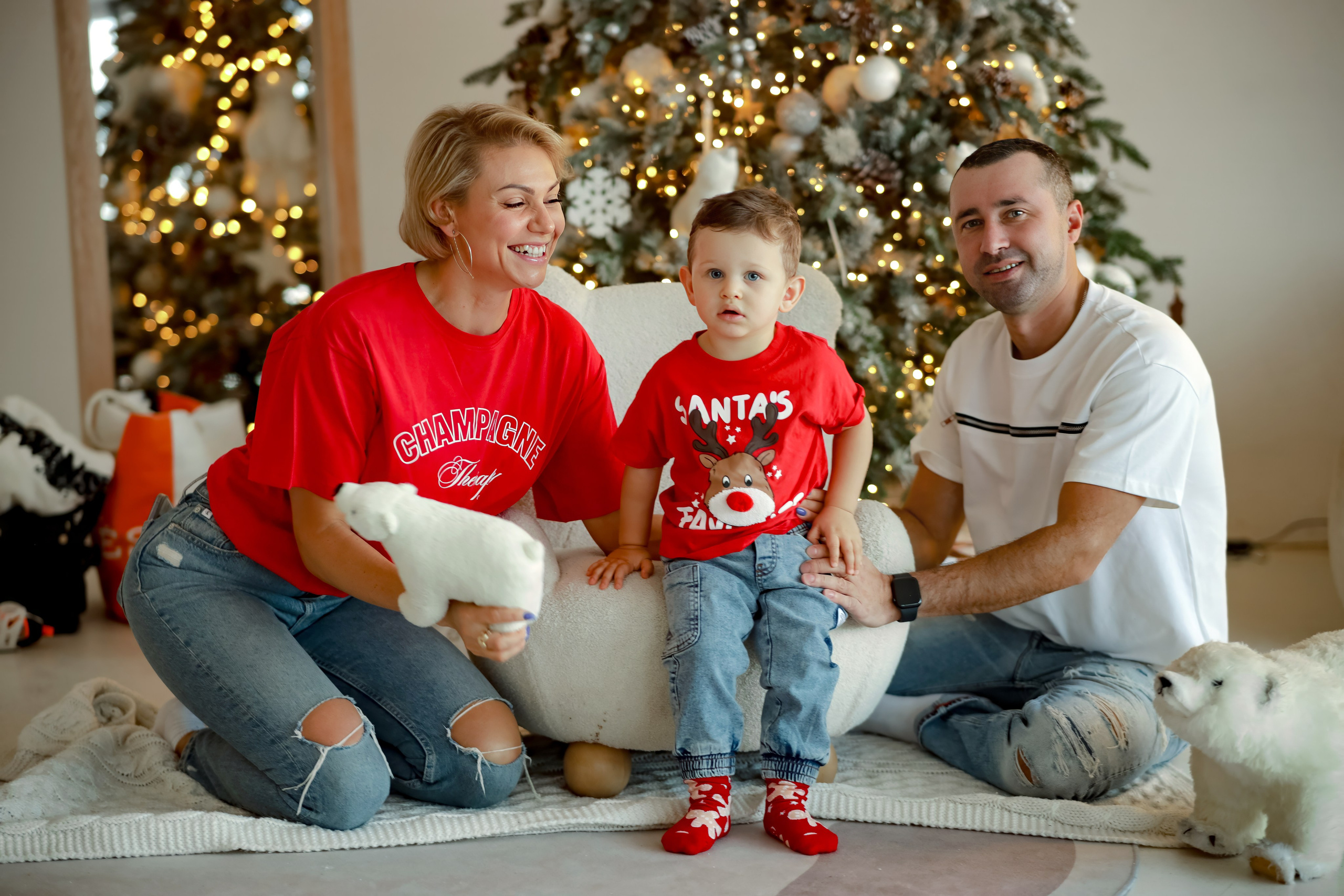 Яркий Новый год в семье Льва. Фотограф в Санкт-Петербурге Знаменская Ирина