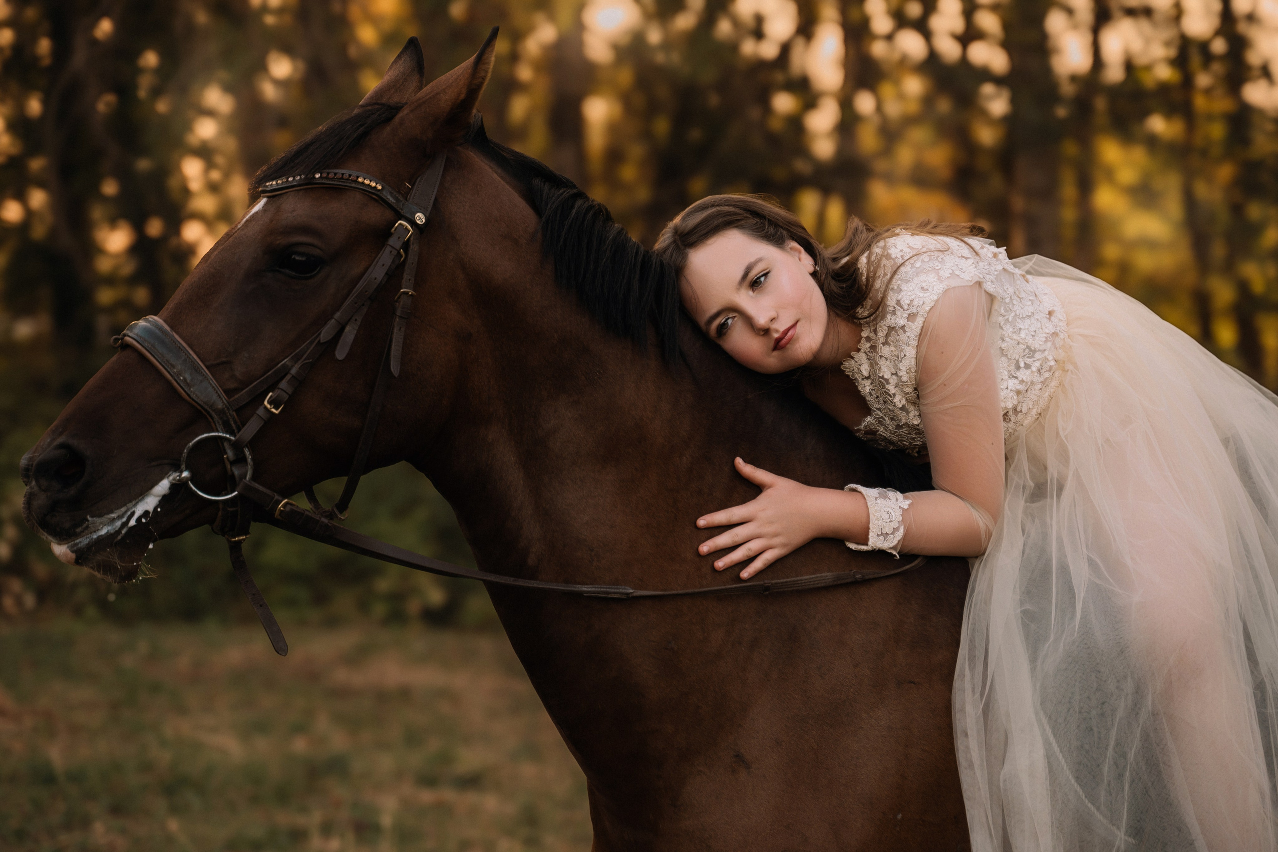 Евгения. Фотосессия с лошадьми. Семейный фотограф в Белгороде Амелина Алина