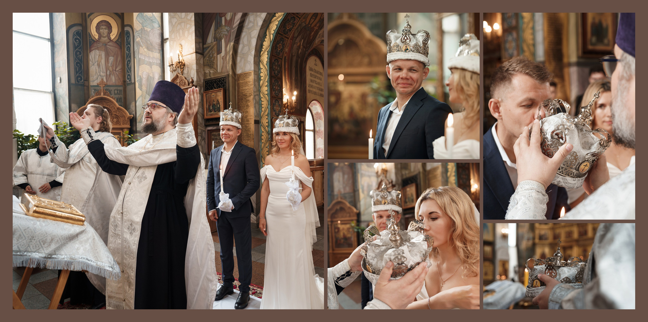 Храм Святого Великомученика Георгия Победоносца на Поклонной Горе, венчание 