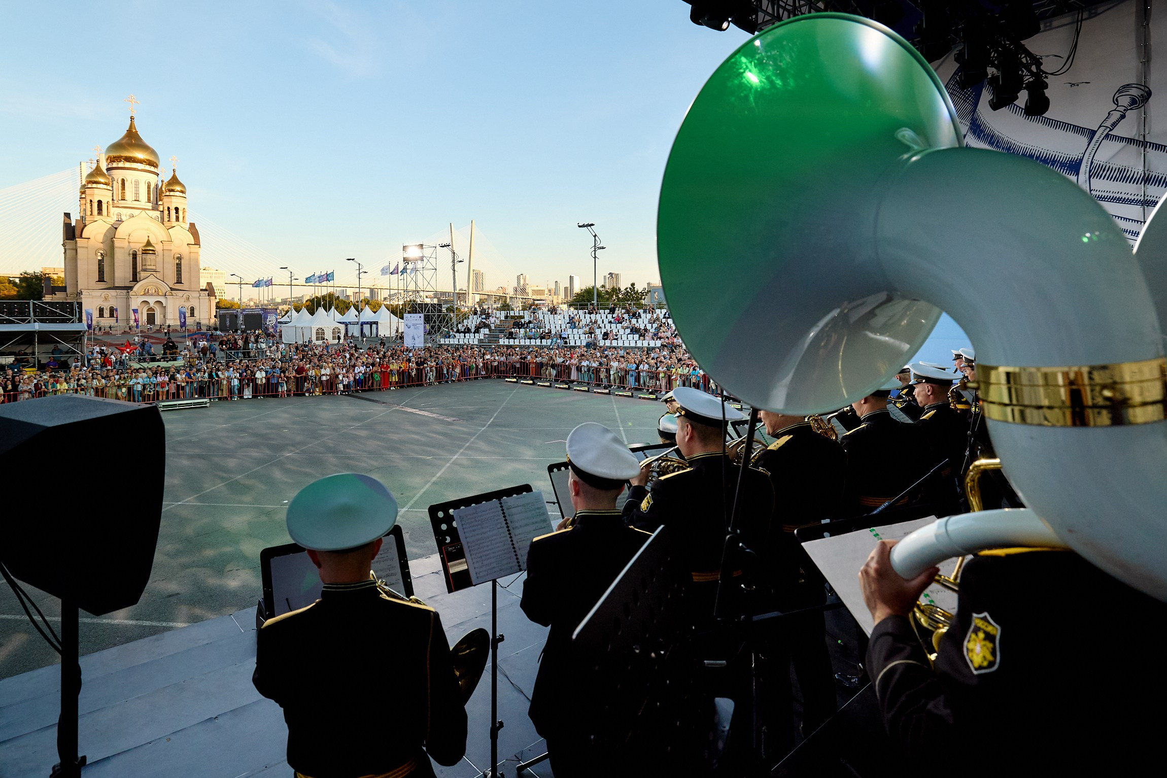 «Тихоокеанские марши» Плац-концерт
