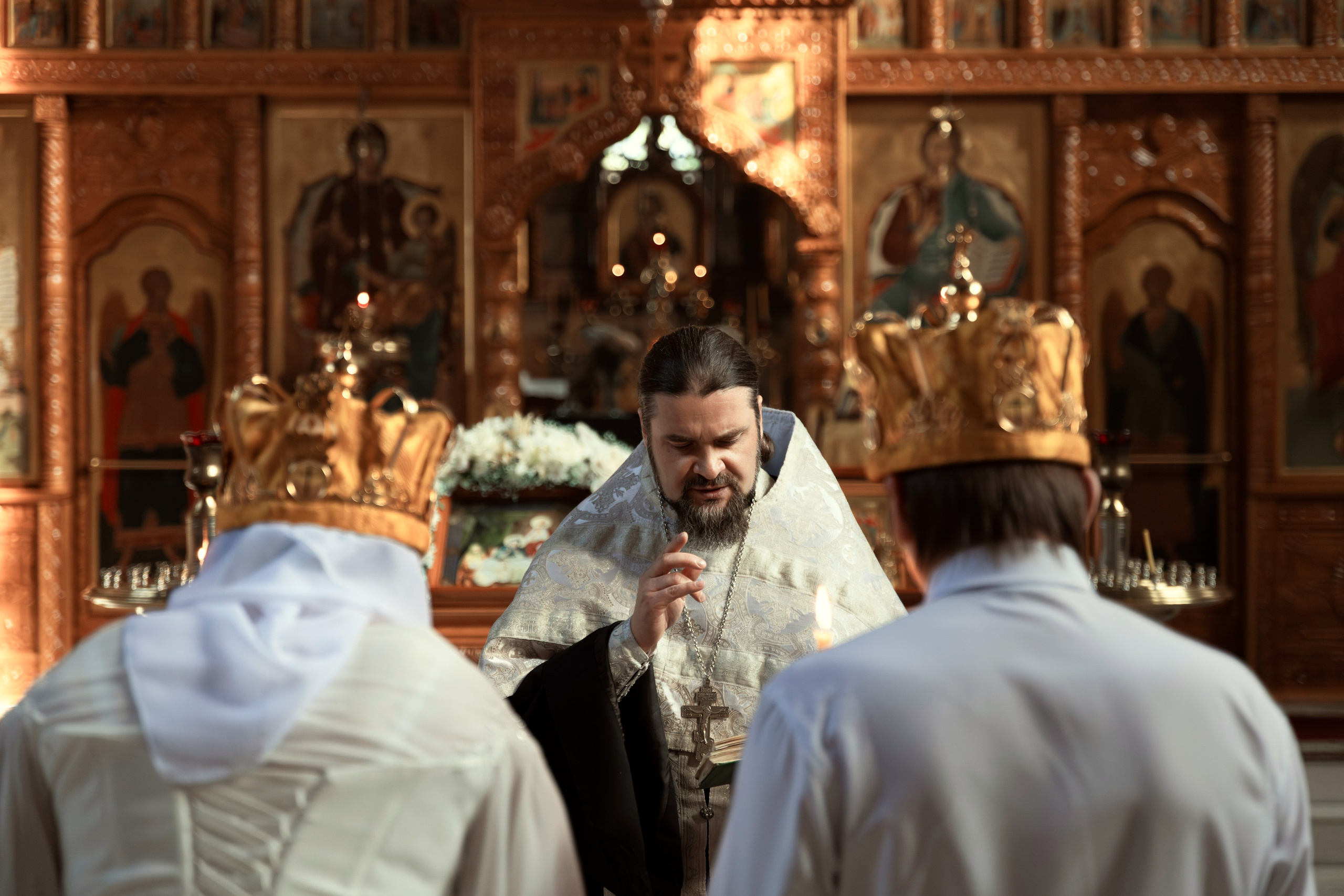 Венчание Владимира и Ольги. ТОП Фотограф на Крещение и Венчание Железногорск Алексей Мещеряков