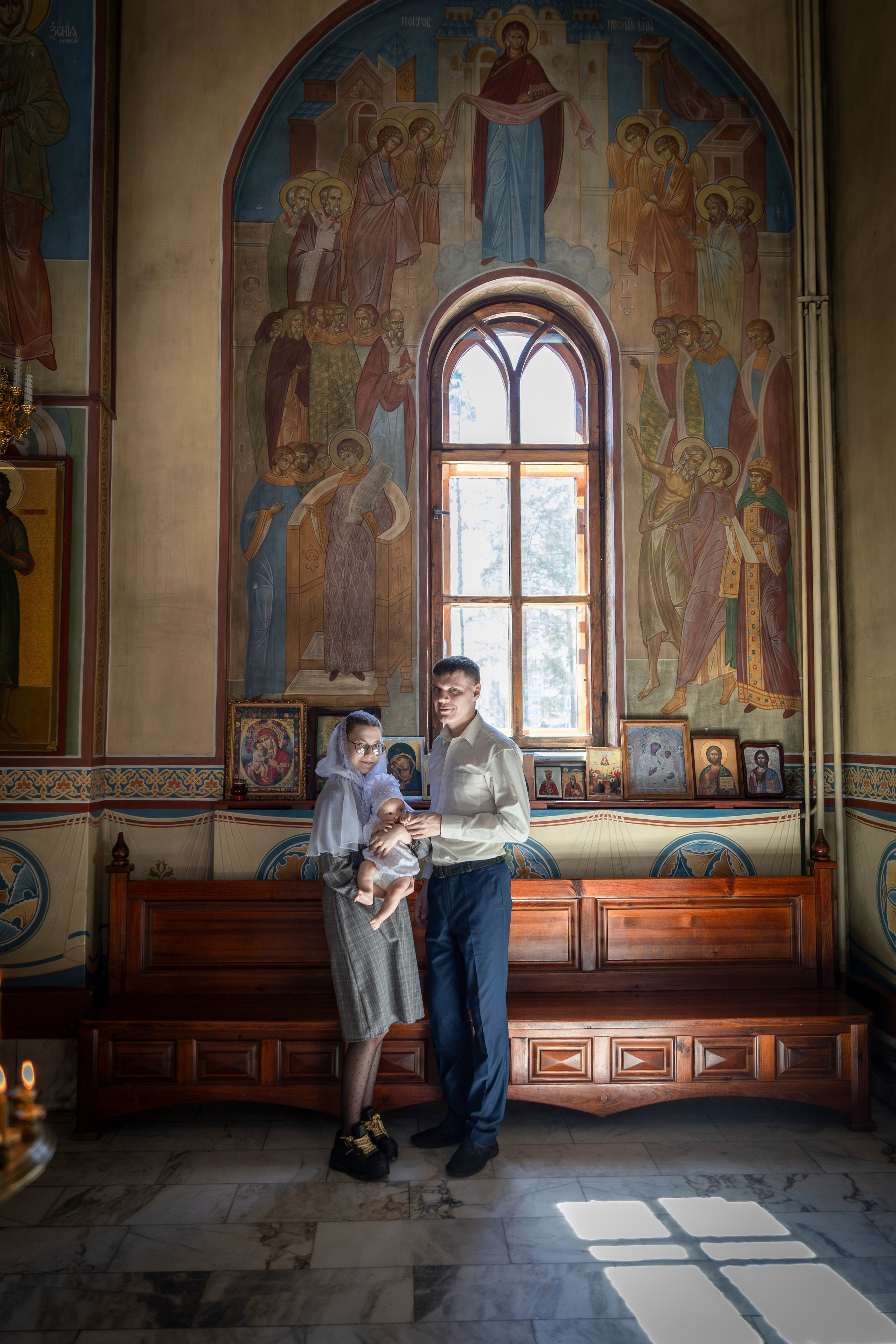 Крещение Марии. ТОП Фотограф на Крещение и Венчание Железногорск Алексей Мещеряков