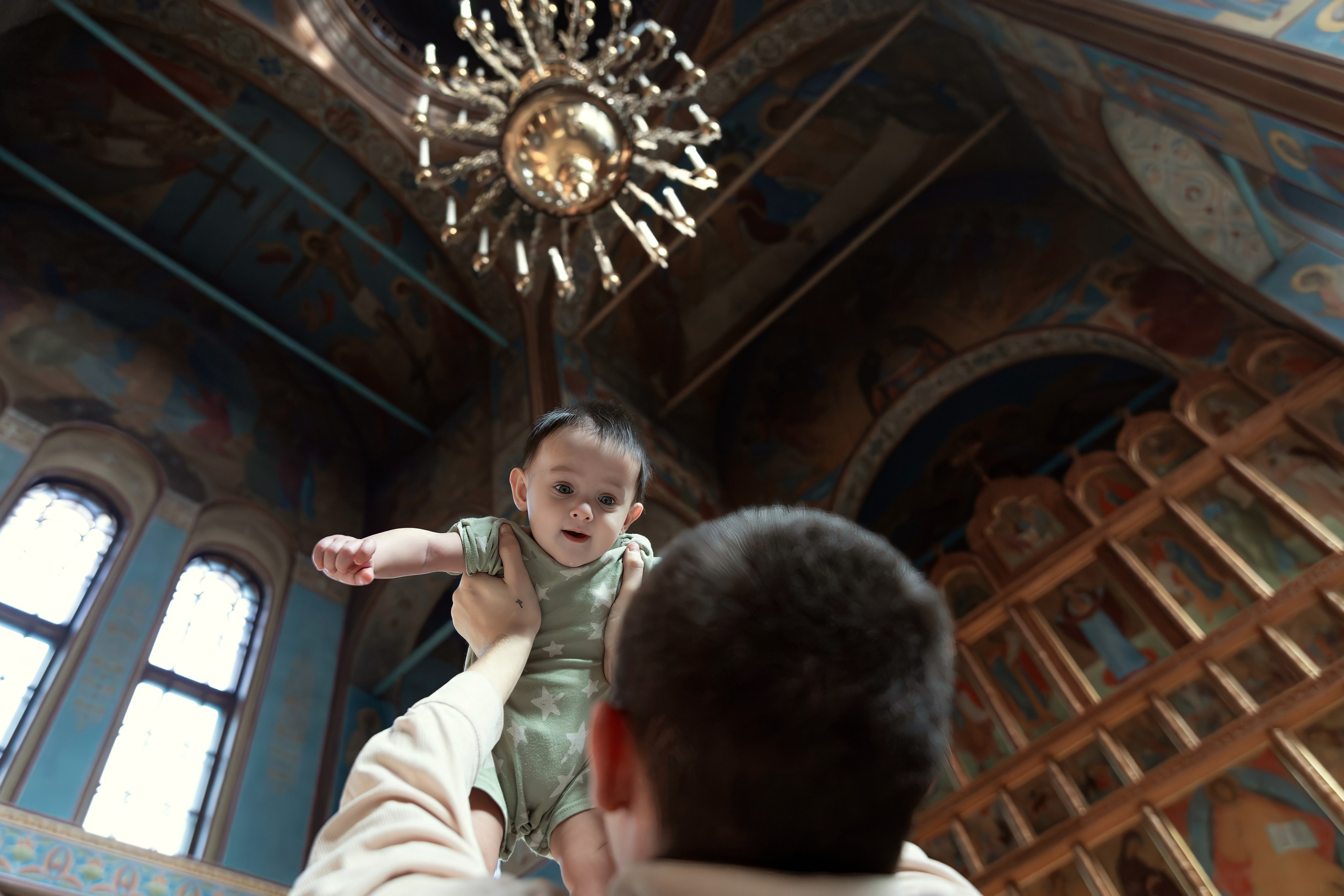 Крещение Матвея. ТОП Фотограф на Крещение и Венчание Железногорск Алексей Мещеряков