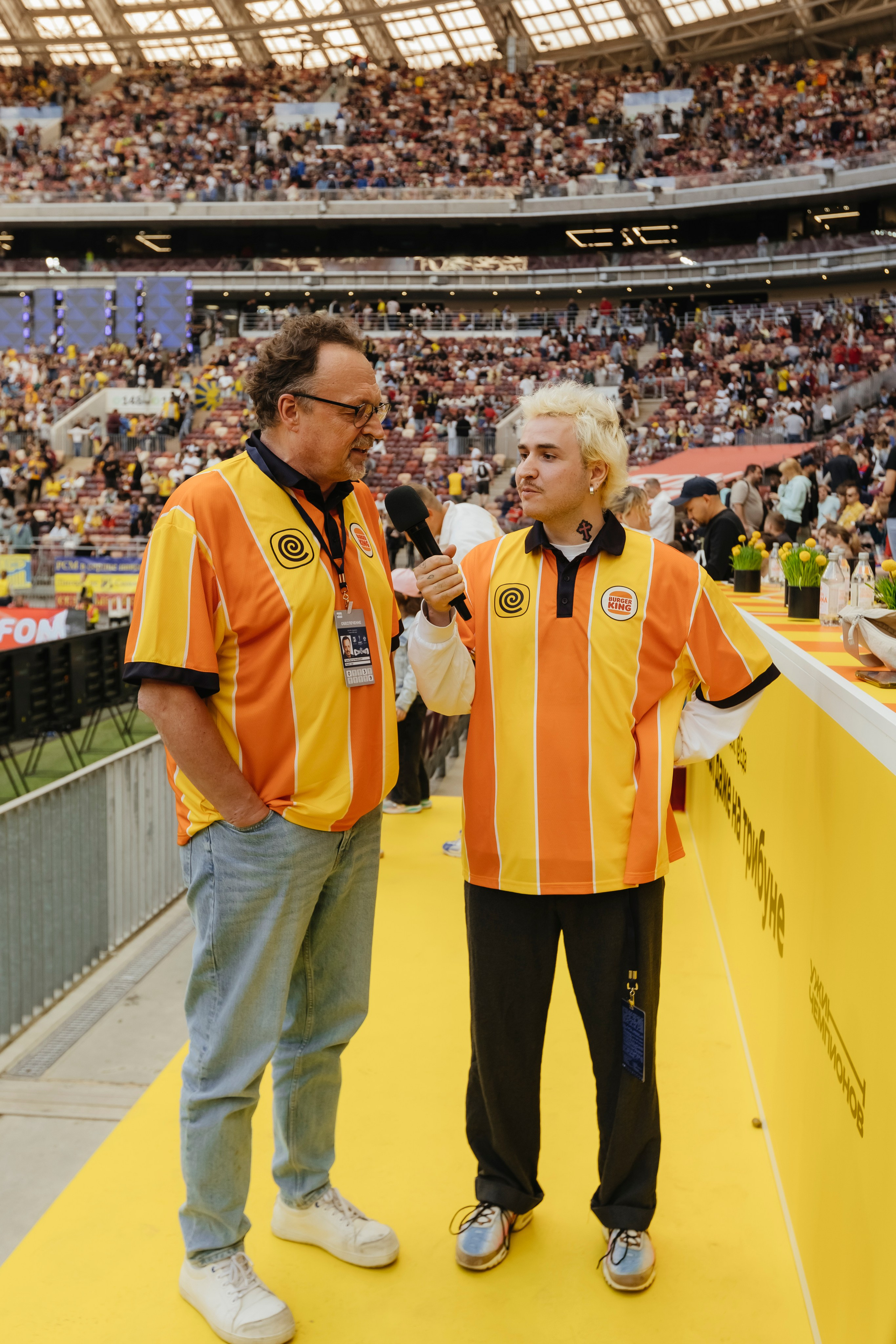 Яндекс Еда x Burger King На финале кубка России по футболу. Репортажный, event, концертный и backstage фотограф из Москвы Виталий Кривцов