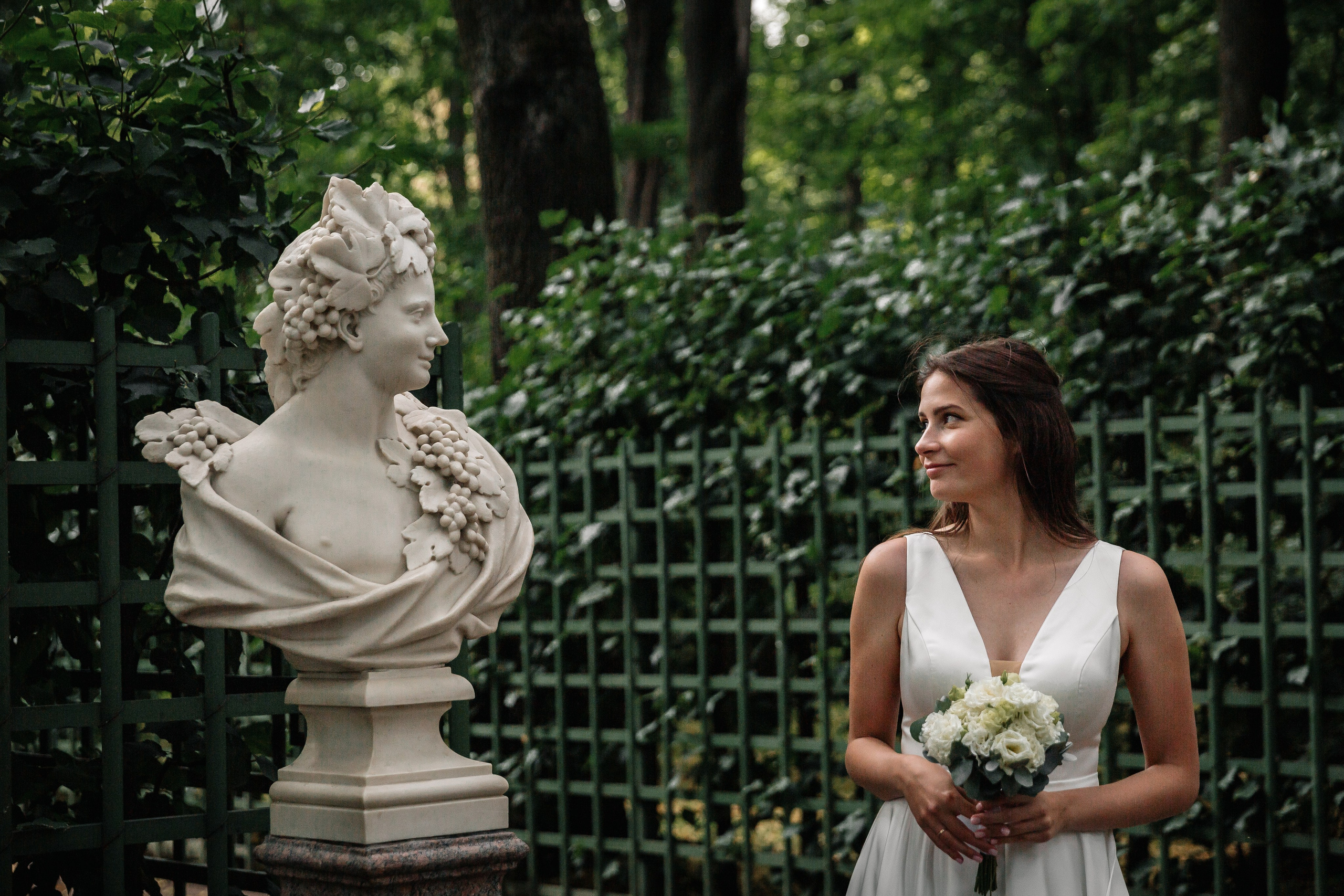 КРОНШТАДТСКИЙ ЗАГС | Август, Летний сад, Исаакий. Свадебный фотограф в Санкт-Петербурге Полина Корзухина