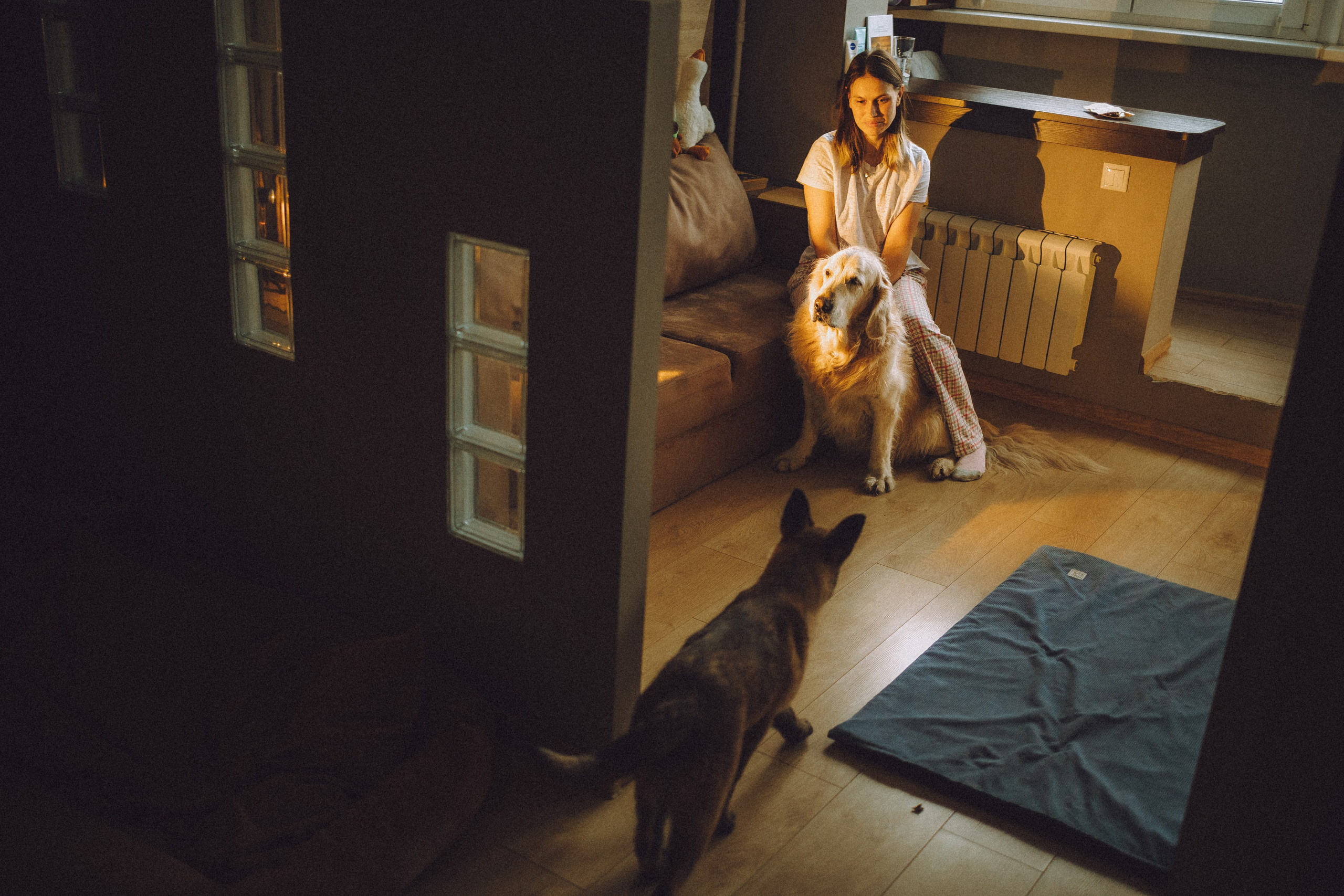 Ира, Андрей, Бэлла и Панда