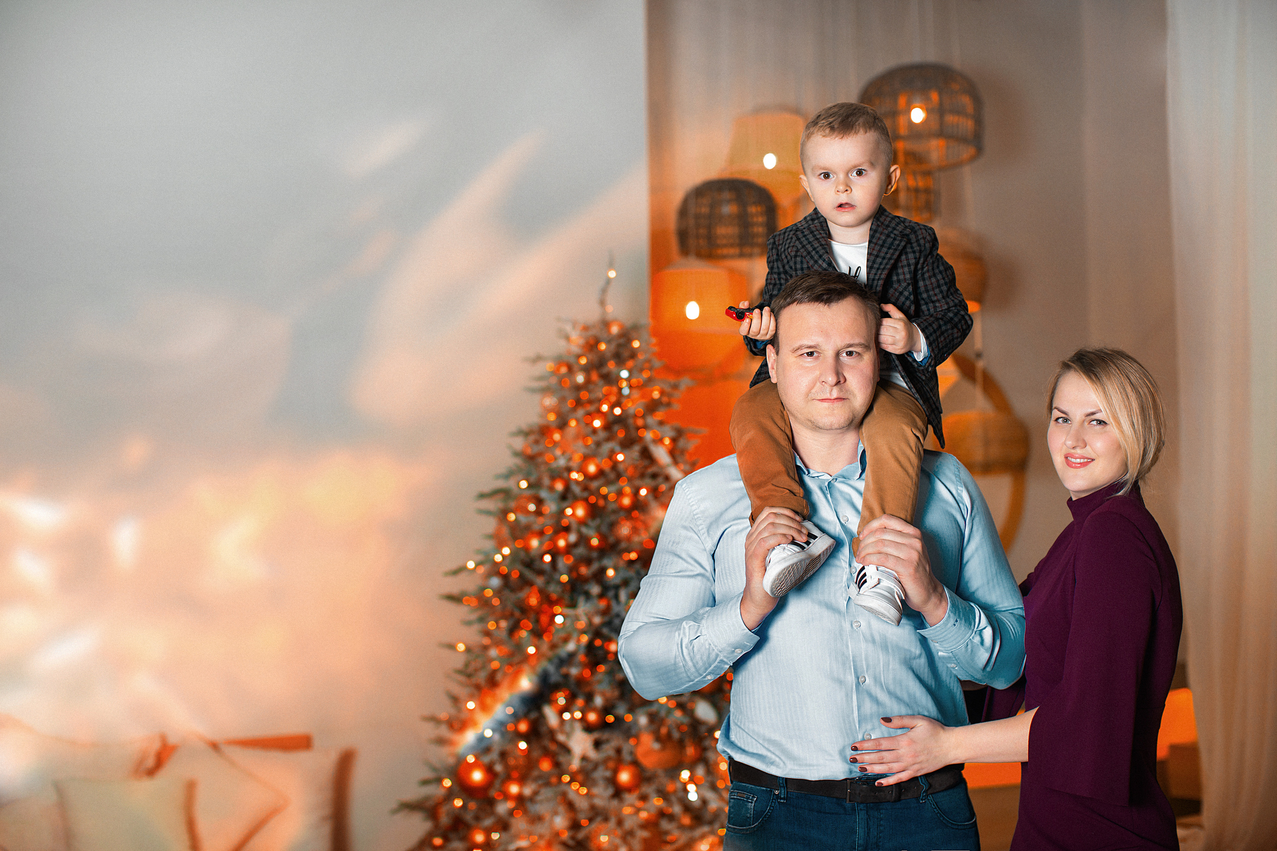 АНОНС семейной новогодней фотосессии для Ольги и Ирины. Фотограф в Москве Оксана Цехмистер