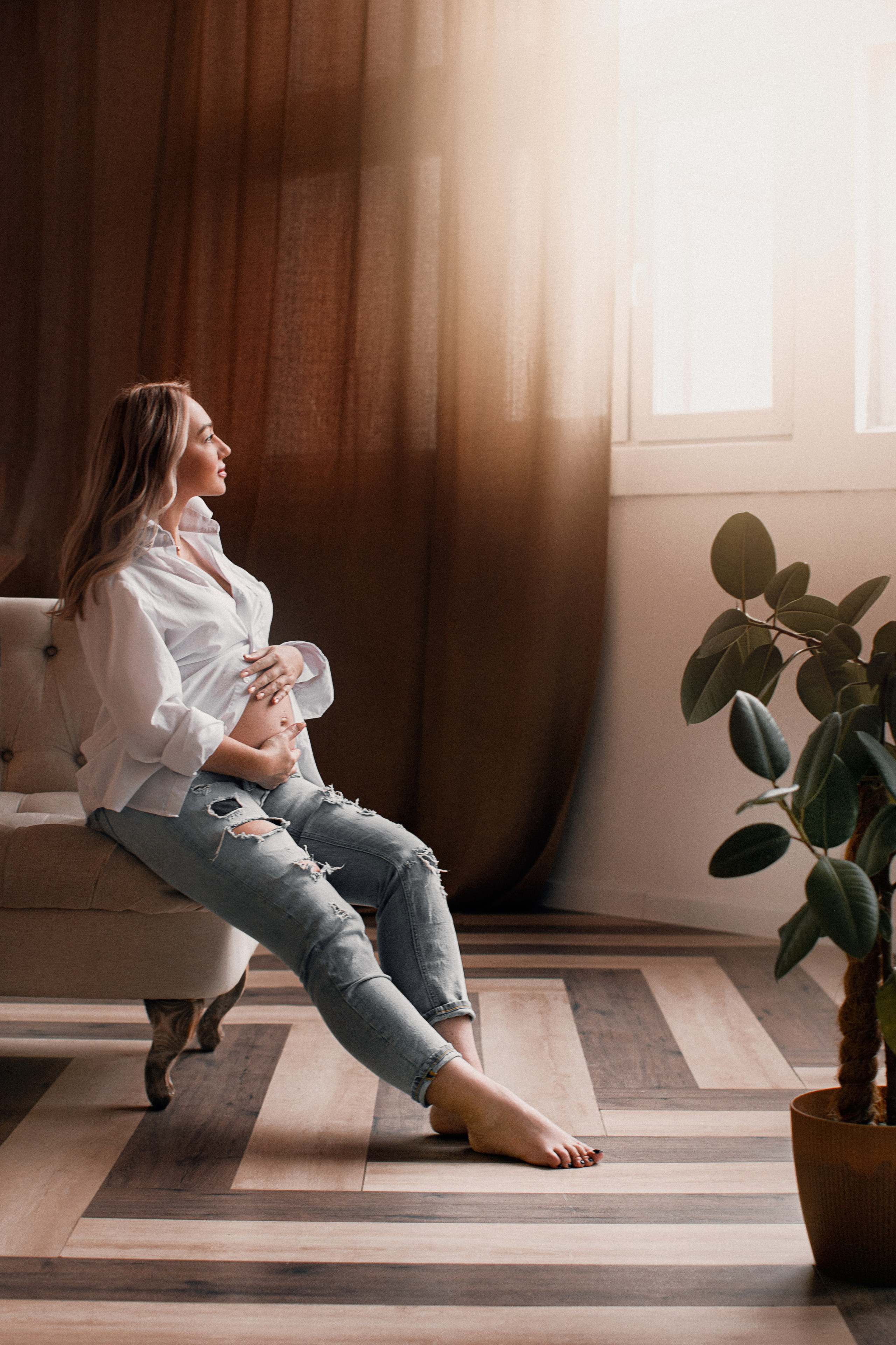 Оля в ожидании принцессы. Фотограф в Москве Оксана Цехмистер